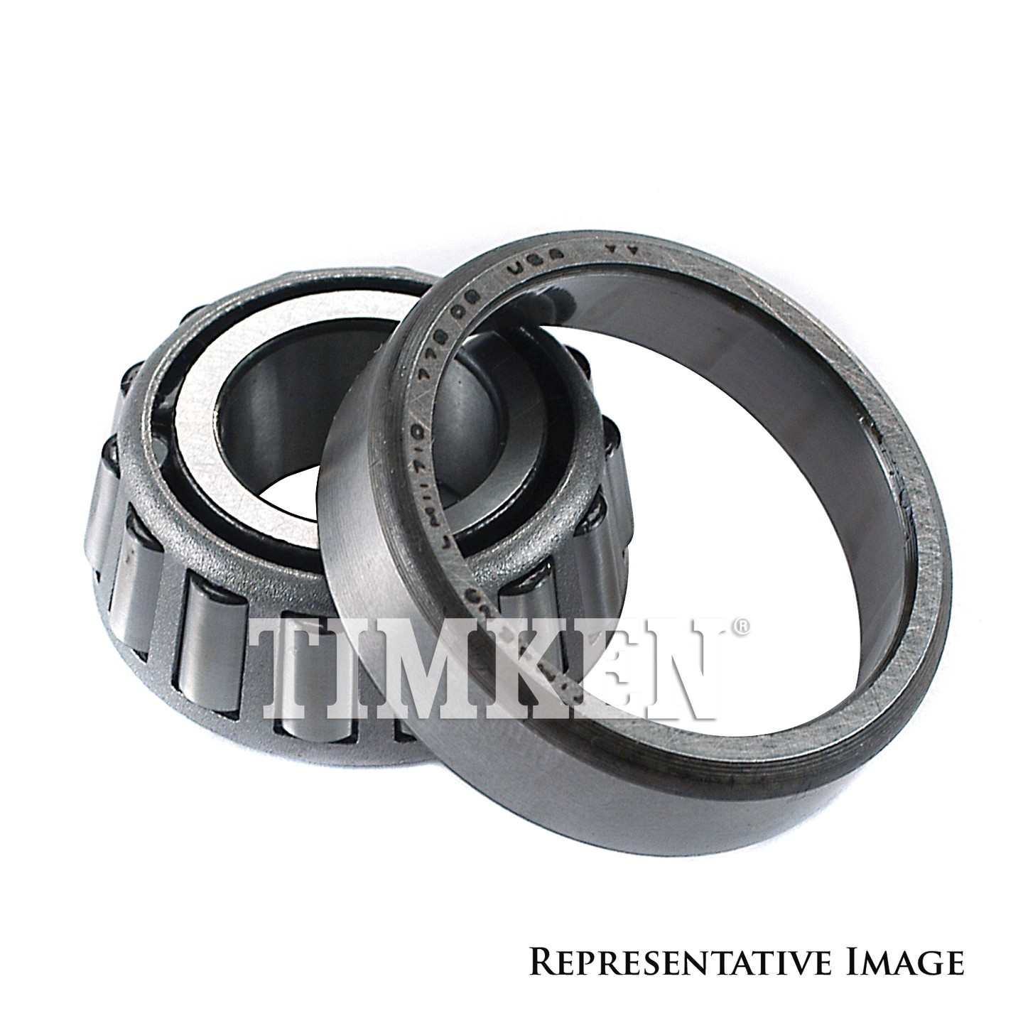 Angle View of Rear Wheel Bearing and Race Set TIMKEN SET401