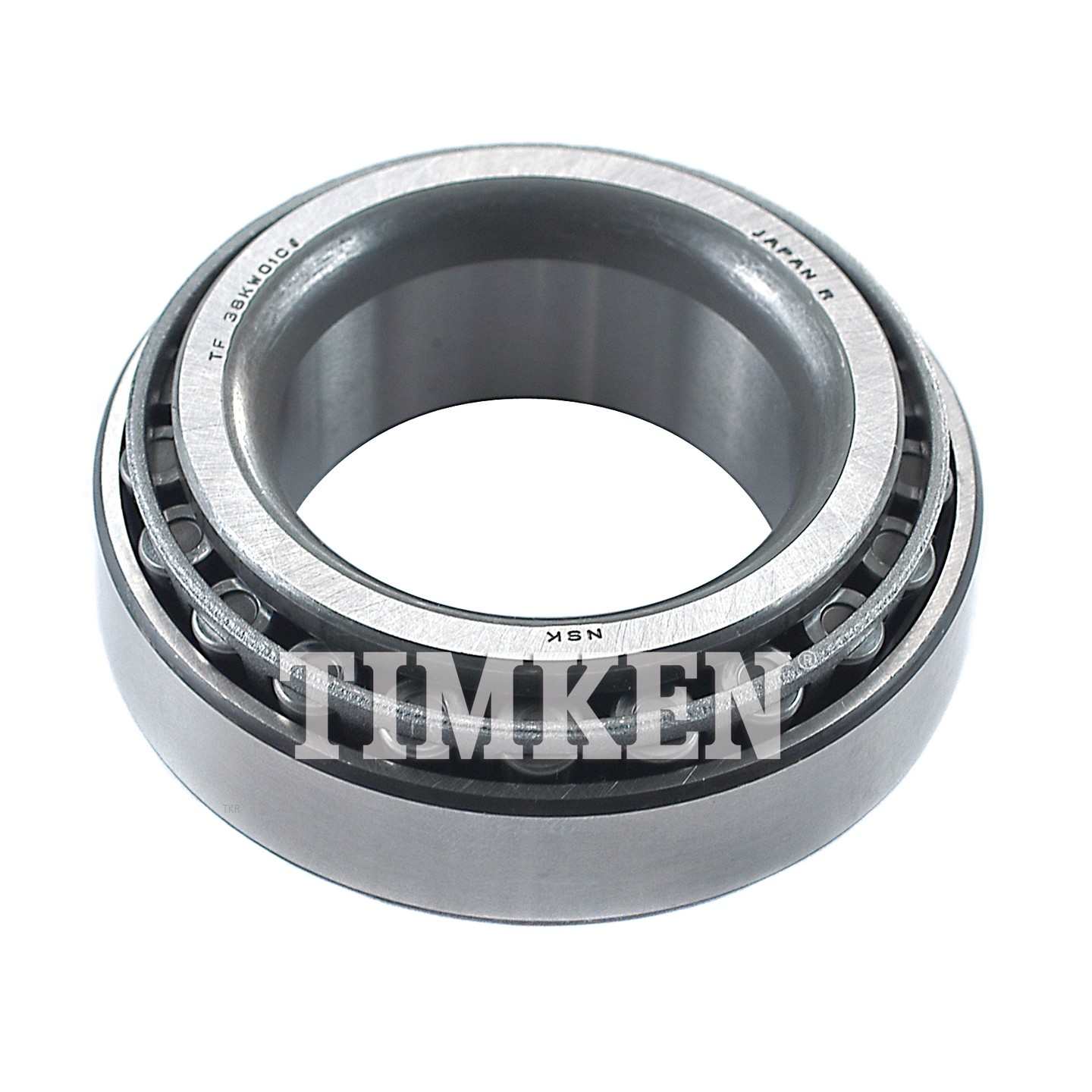 Back View of Front Wheel Bearing and Race Set TIMKEN SET41