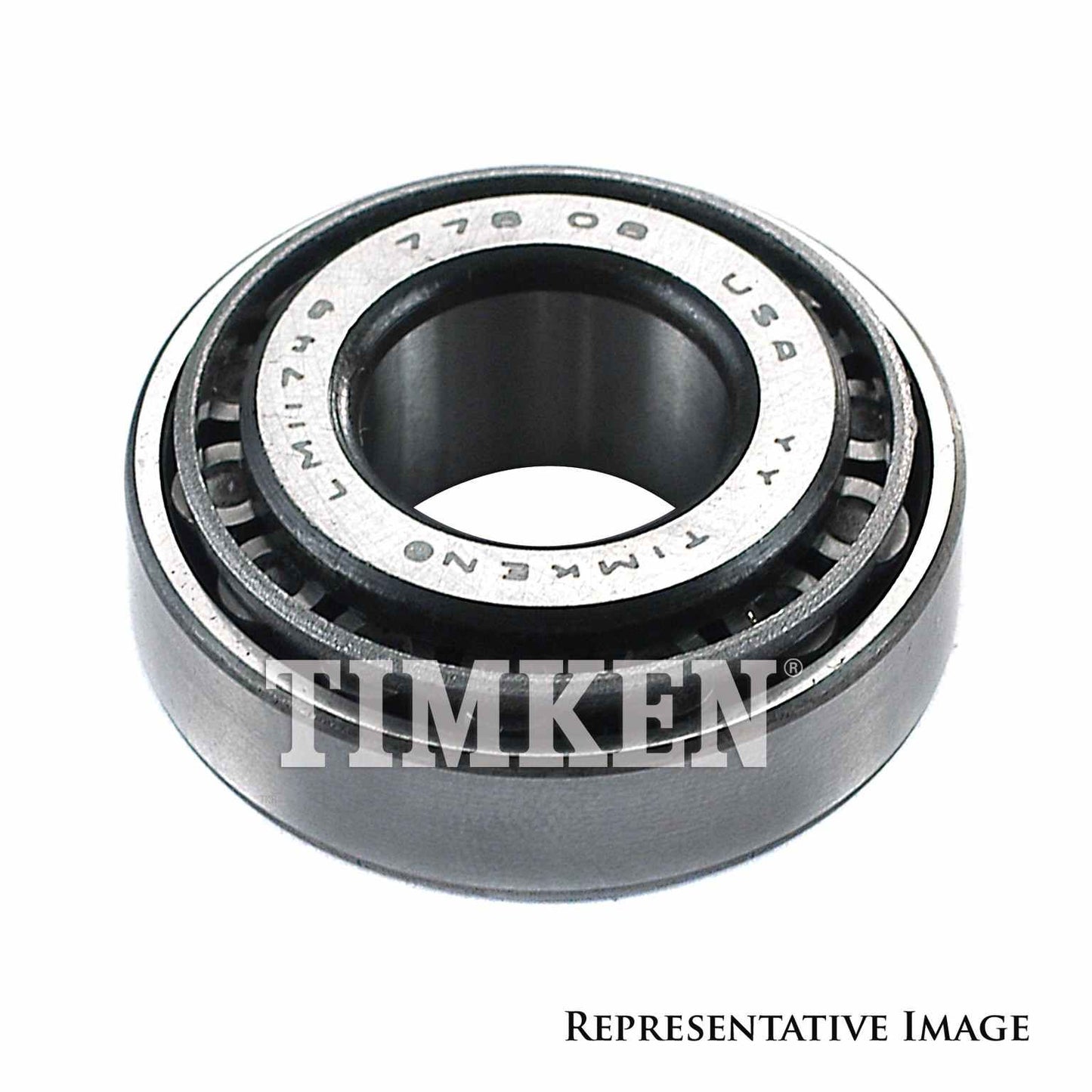 Back View of Front Wheel Bearing and Race Set TIMKEN SET54