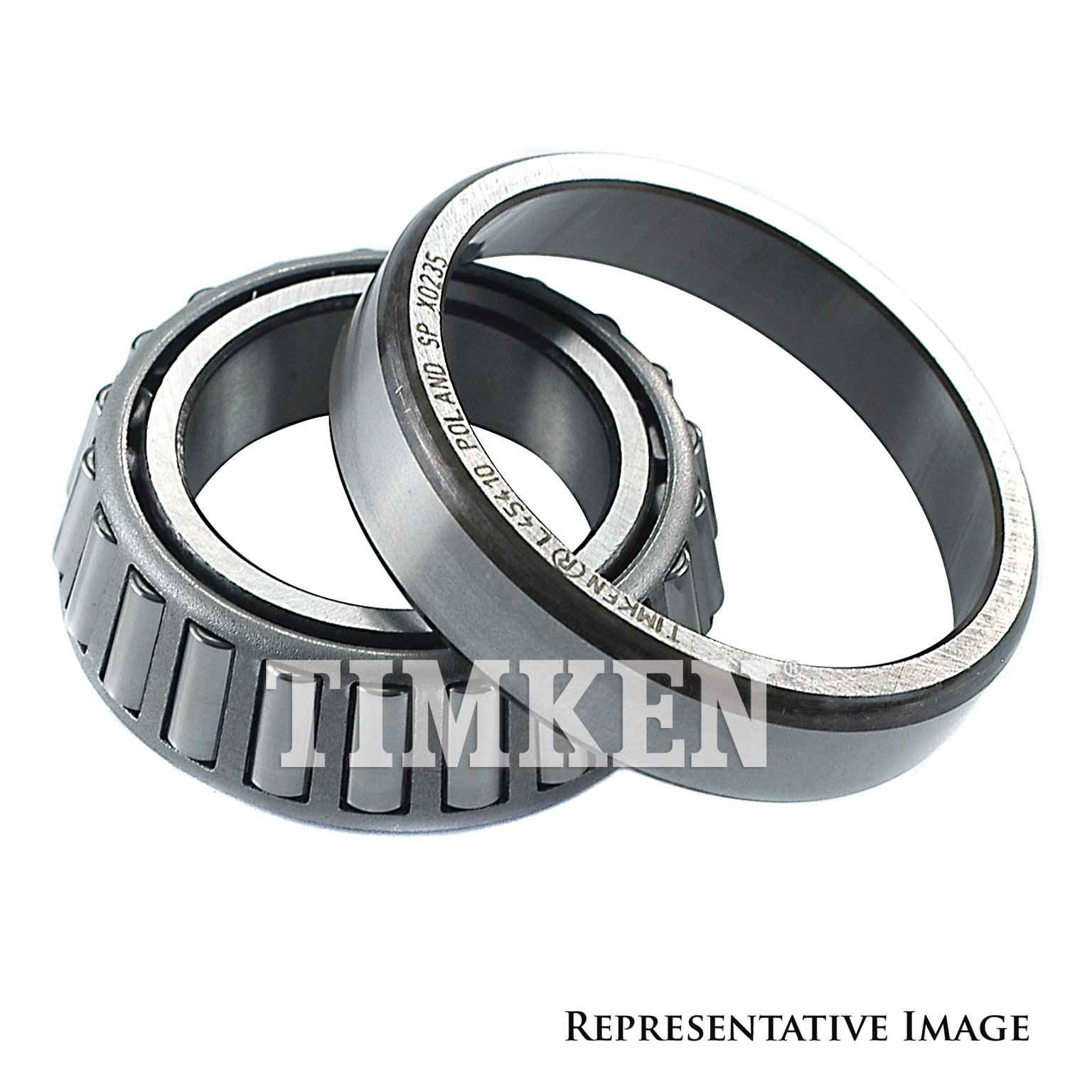 Right View of Front Wheel Bearing and Race Set TIMKEN SET8