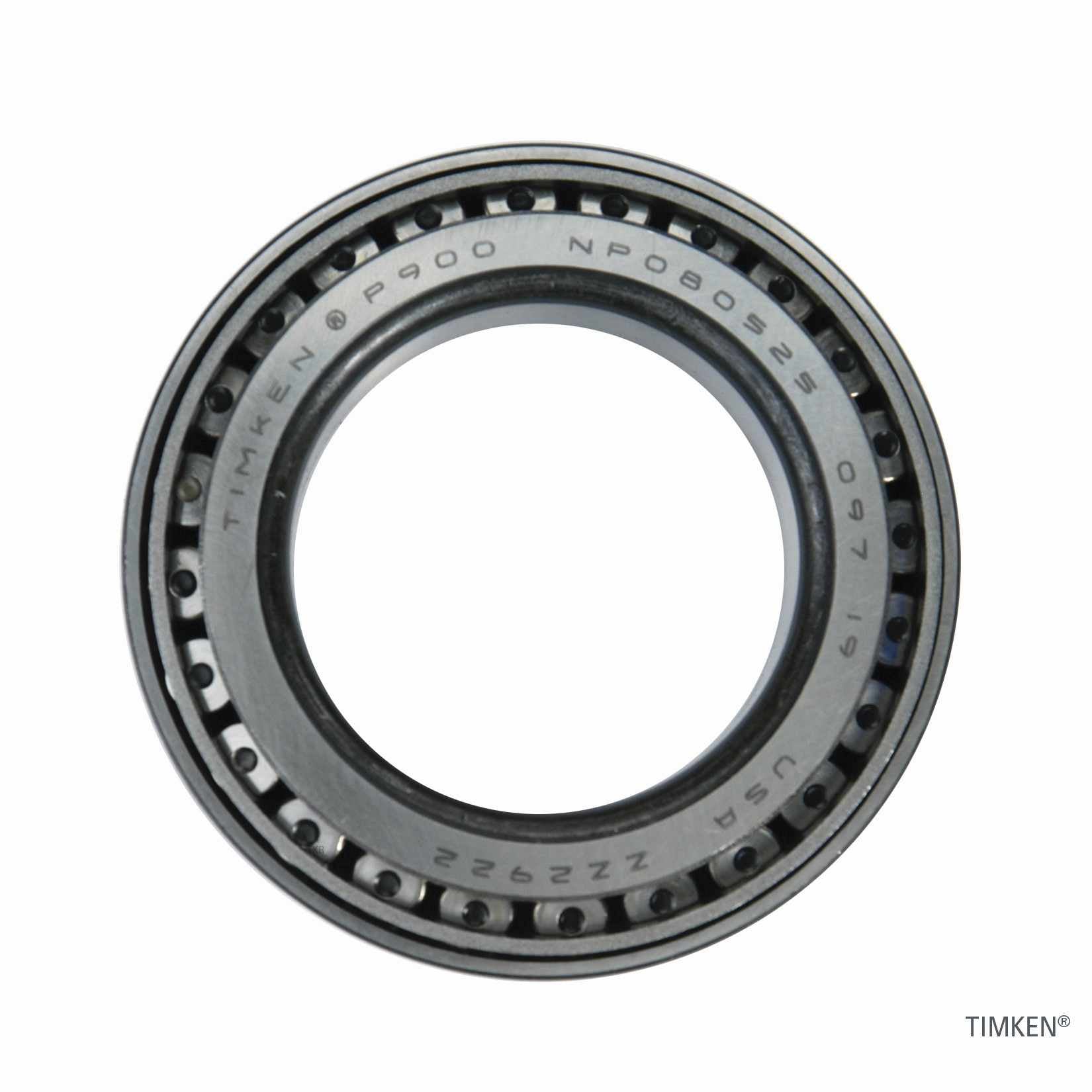 Back View of Rear Wheel Bearing and Race Set TIMKEN SET932