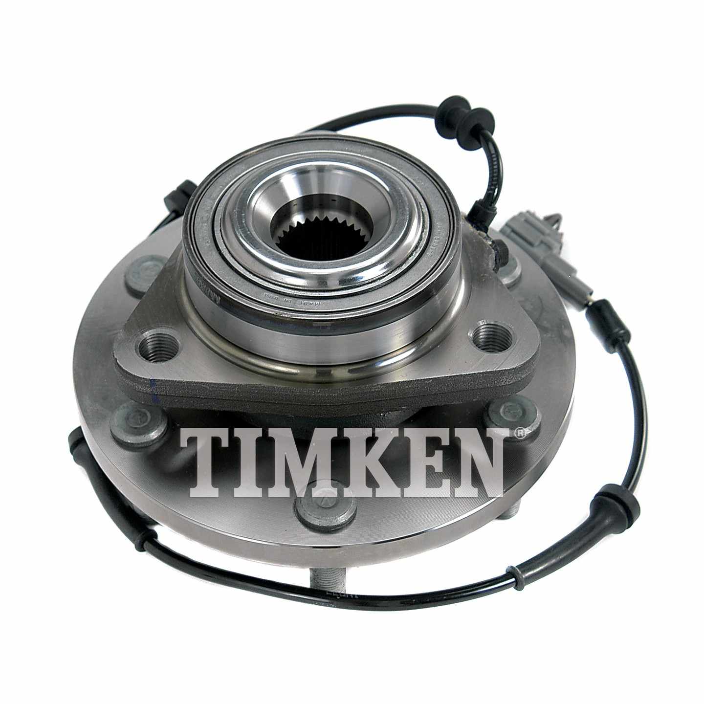 Angle View of Front Wheel Bearing and Hub Assembly TIMKEN SP500703