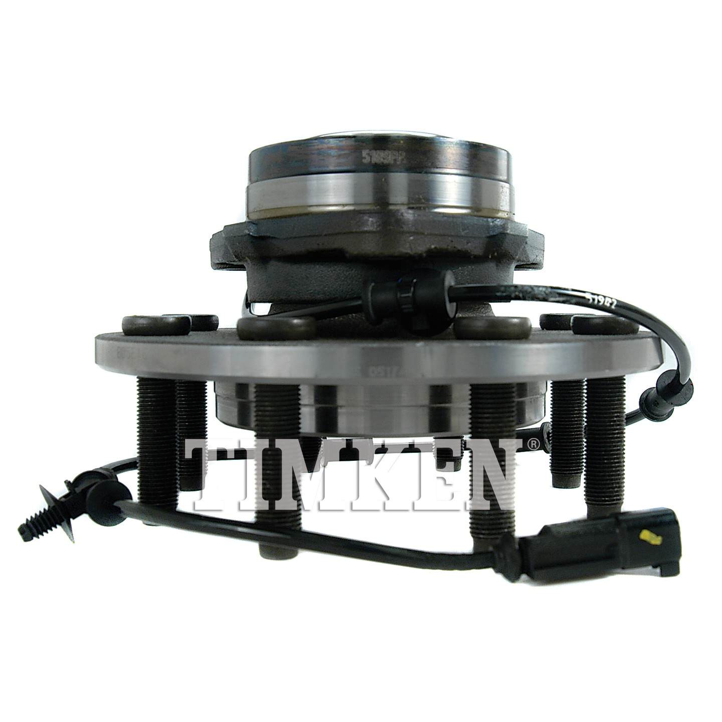 Side View of Front Wheel Bearing and Hub Assembly TIMKEN SP550104