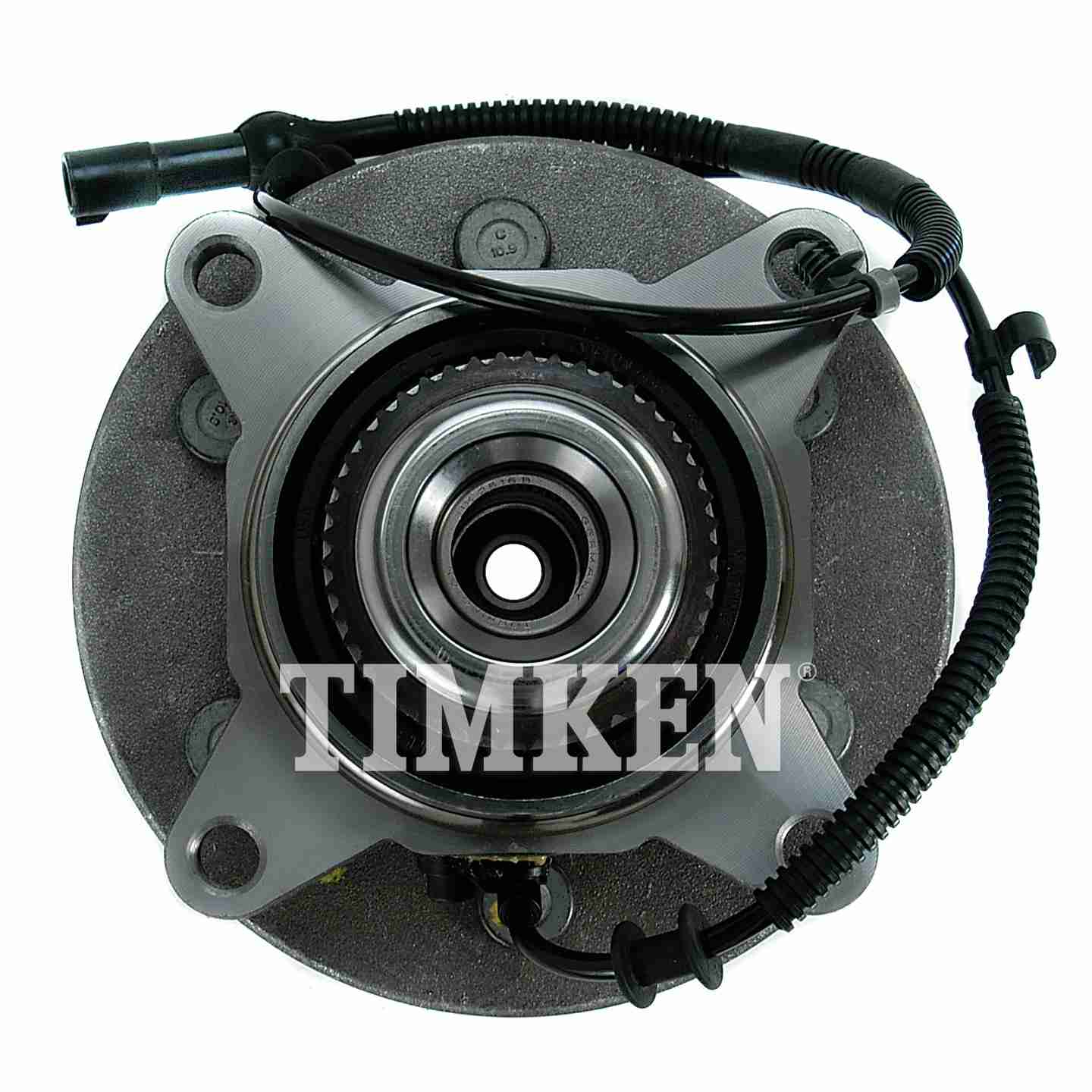 Top View of Front Wheel Bearing and Hub Assembly TIMKEN SP550207