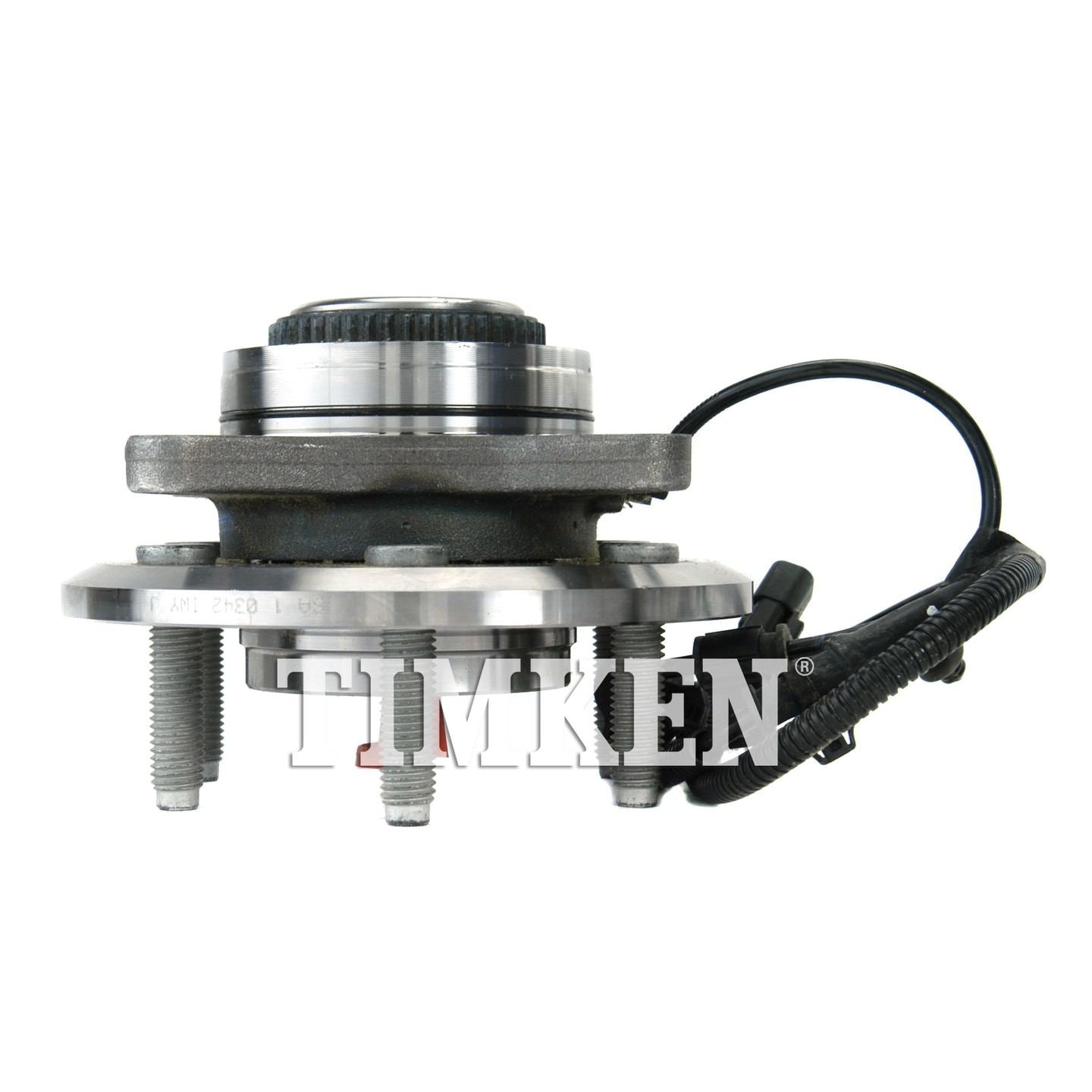 Side View of Front Wheel Bearing and Hub Assembly TIMKEN SP550222