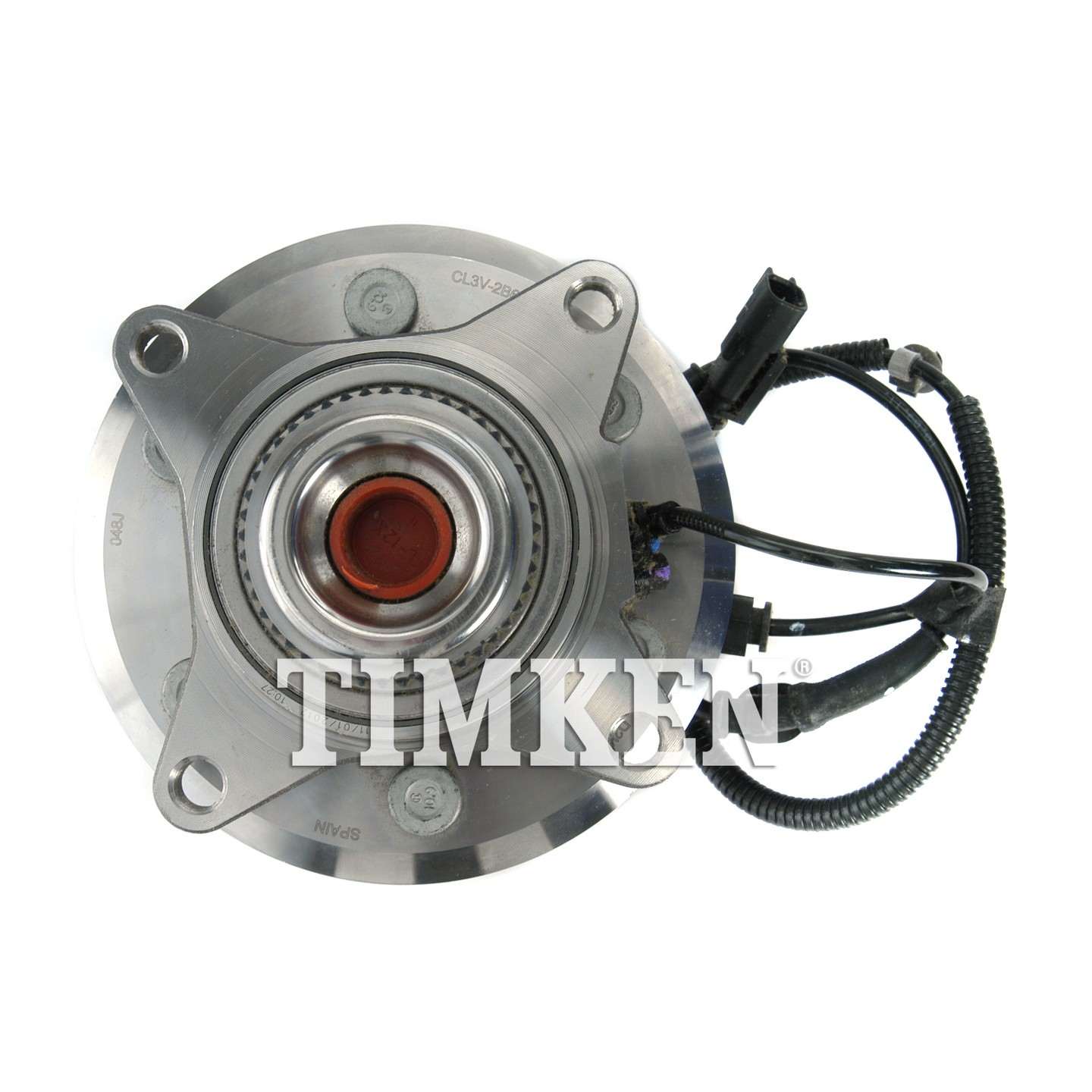 Top View of Front Wheel Bearing and Hub Assembly TIMKEN SP550222