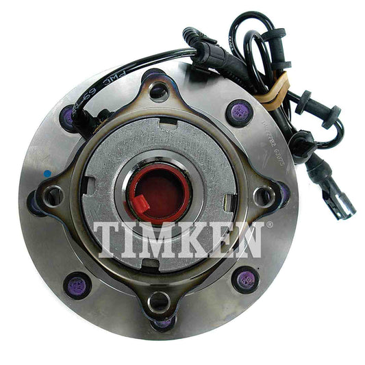 Top View of Front Wheel Bearing and Hub Assembly TIMKEN SP580205