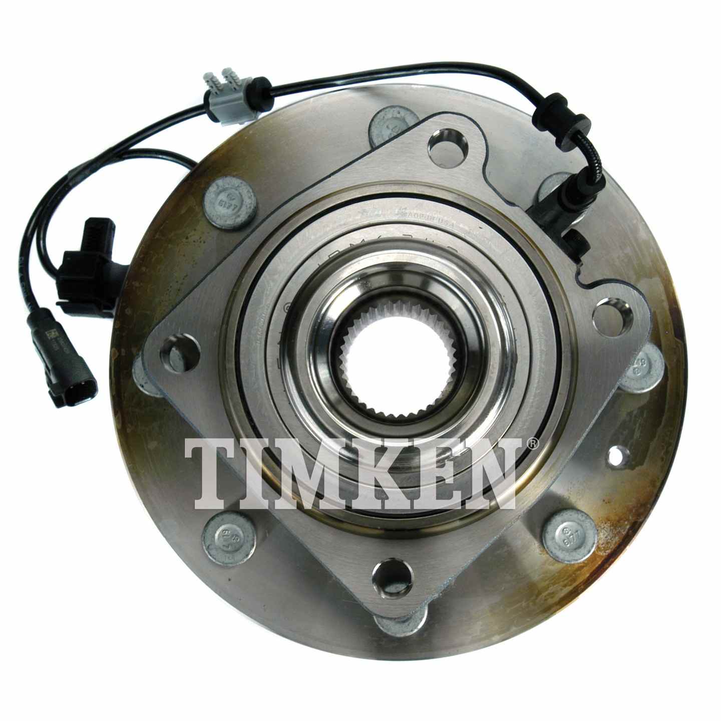 Top View of Front Wheel Bearing and Hub Assembly TIMKEN SP620303