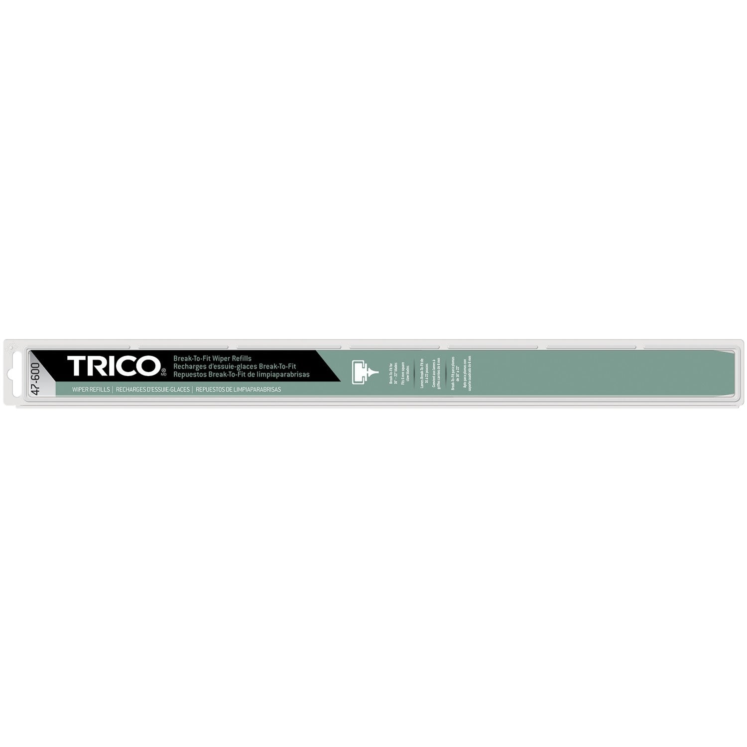 Package View of Left Windshield Wiper Blade Refill TRICO 47-600