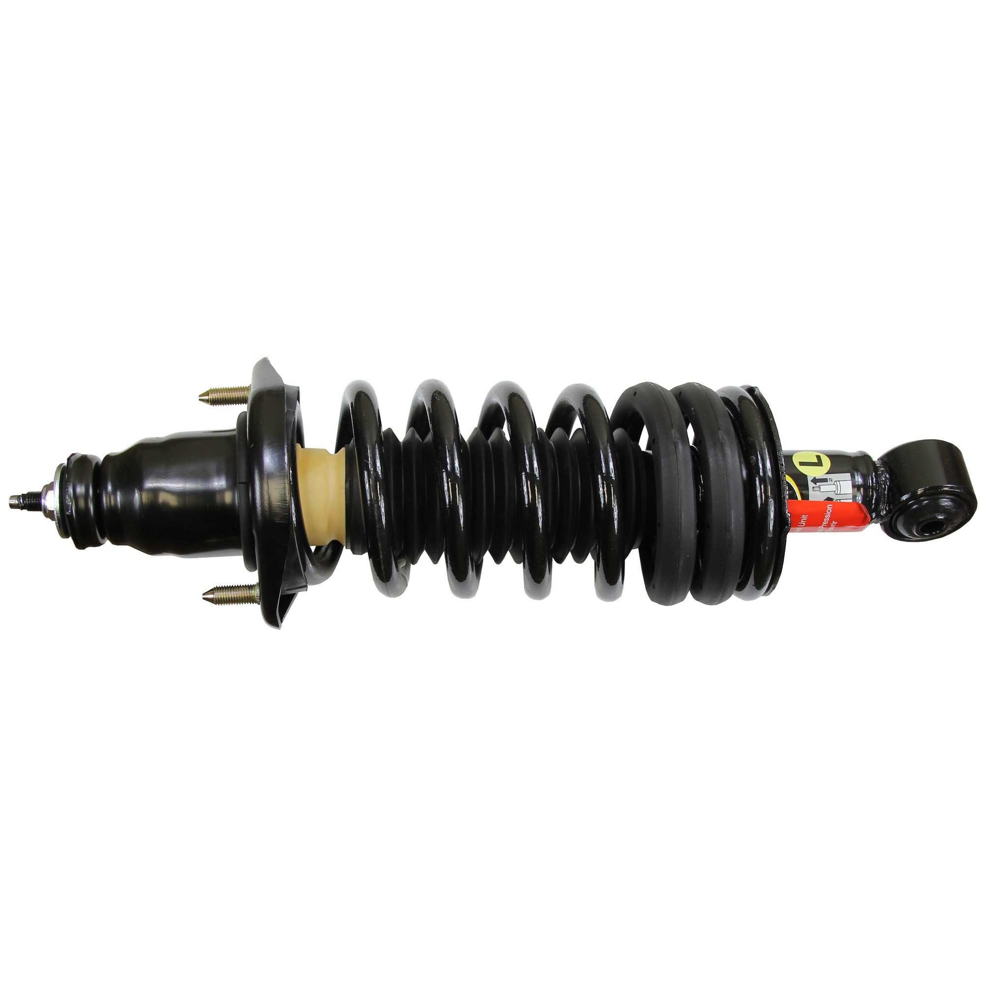 Front View of Rear Left Suspension Strut and Coil Spring Assembly MONROE 171114L