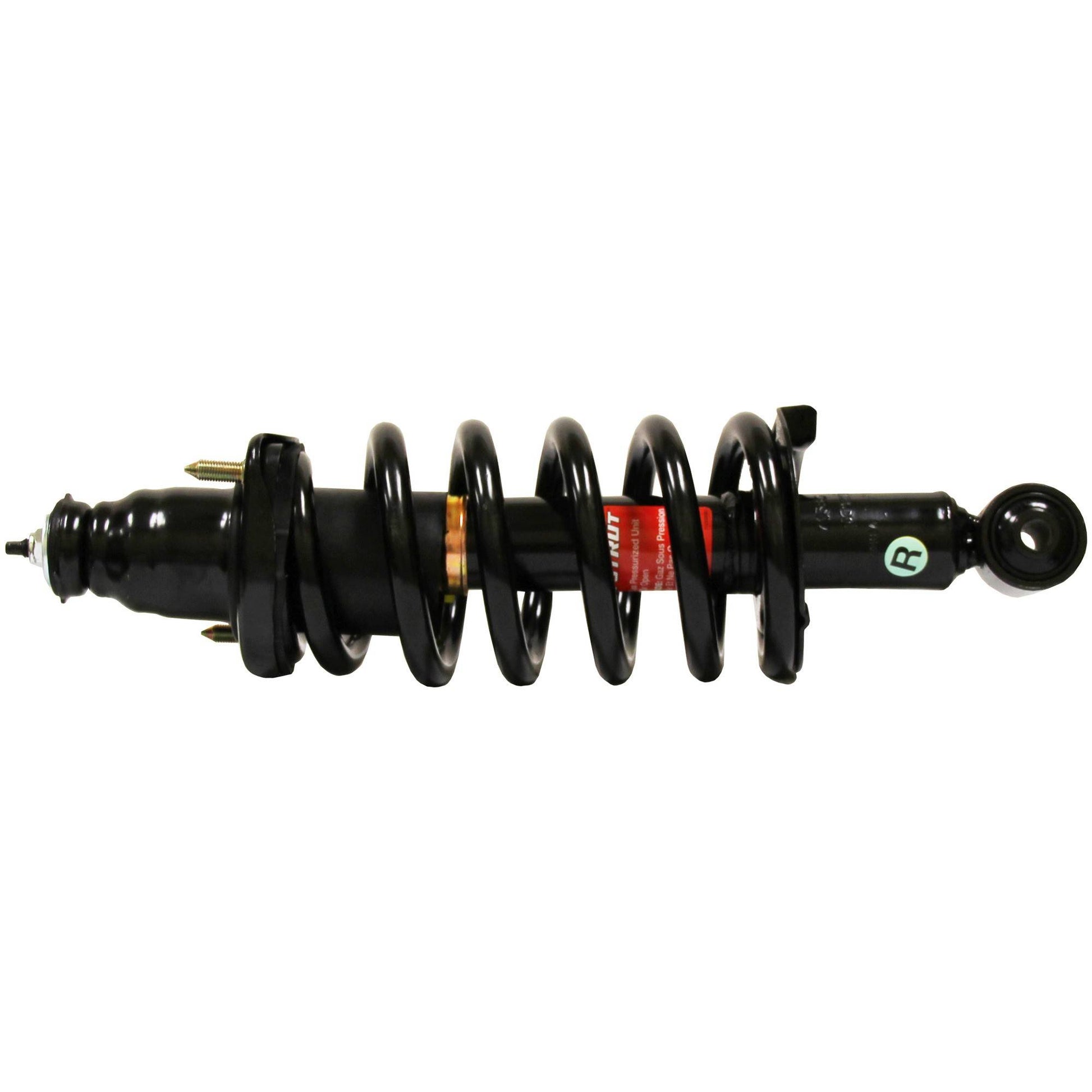 Front View of Rear Right Suspension Strut and Coil Spring Assembly MONROE 171114R