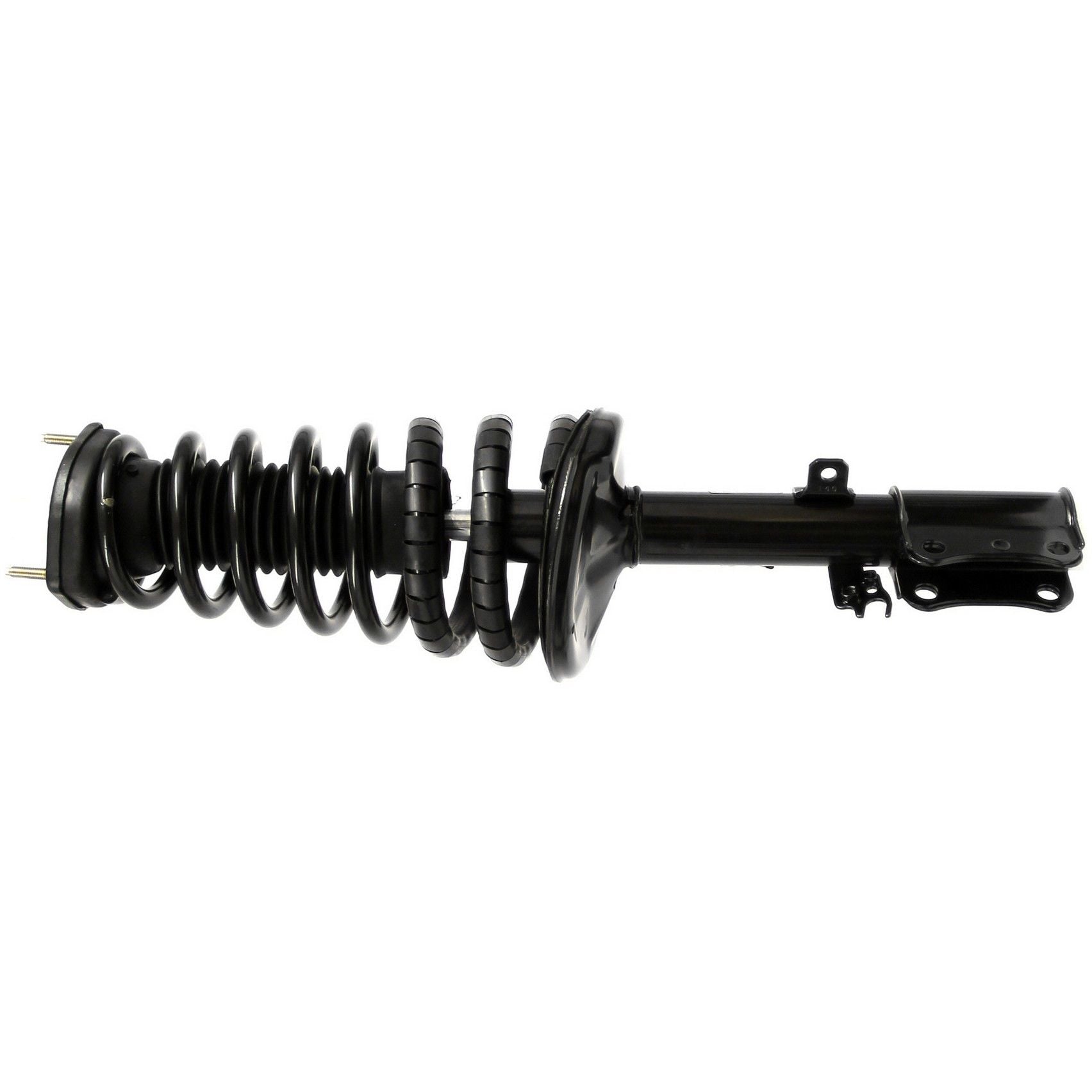 Front View of Rear Left Suspension Strut and Coil Spring Assembly MONROE 171493