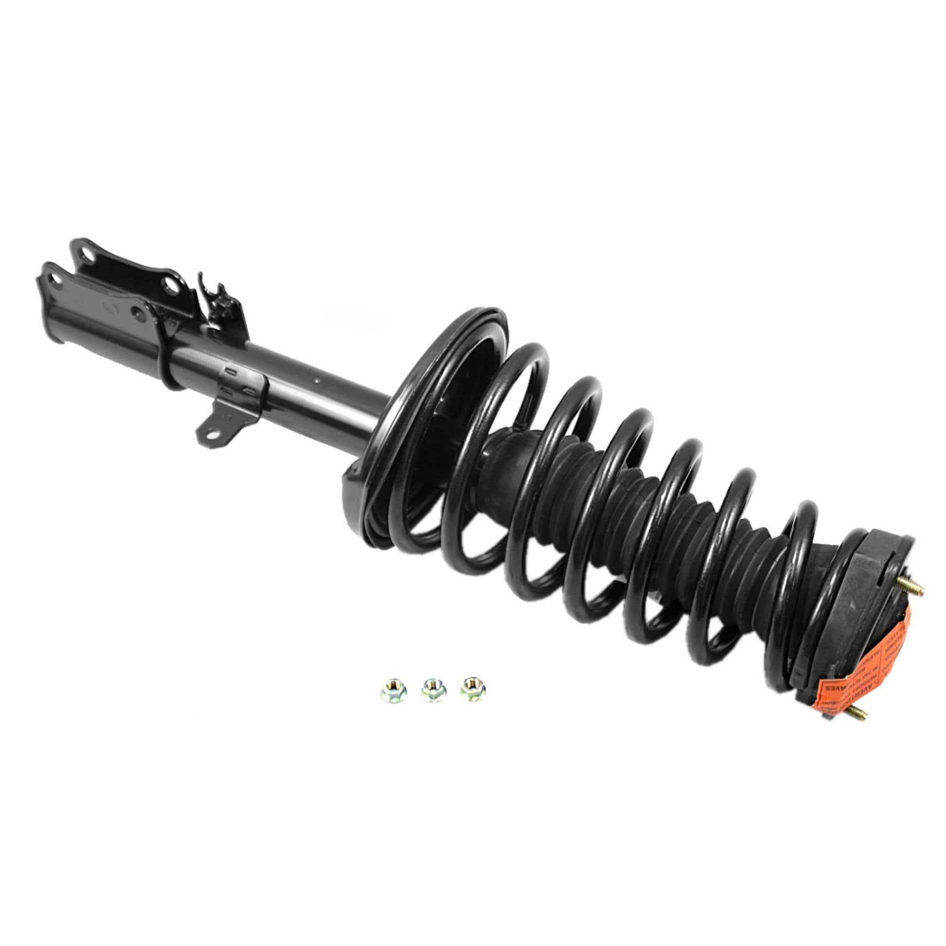 Front View of Rear Left Suspension Strut and Coil Spring Assembly MONROE 171958