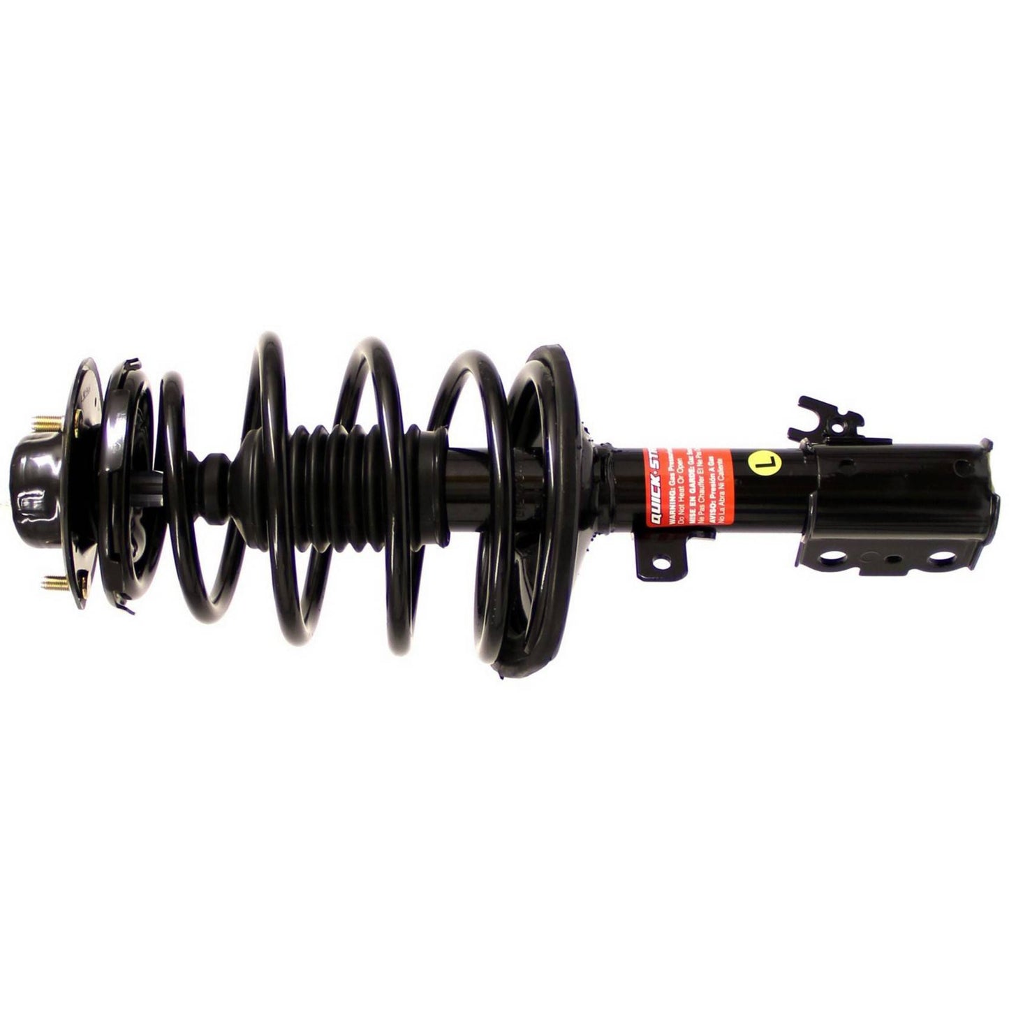 Angle View of Front Left Suspension Strut and Coil Spring Assembly MONROE 172102