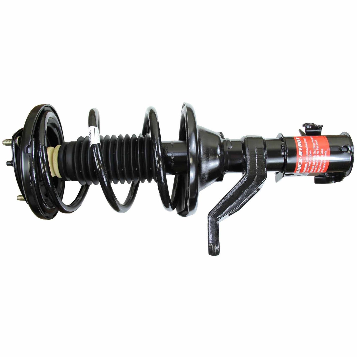 Angle View of Front Left Suspension Strut and Coil Spring Assembly MONROE 172239