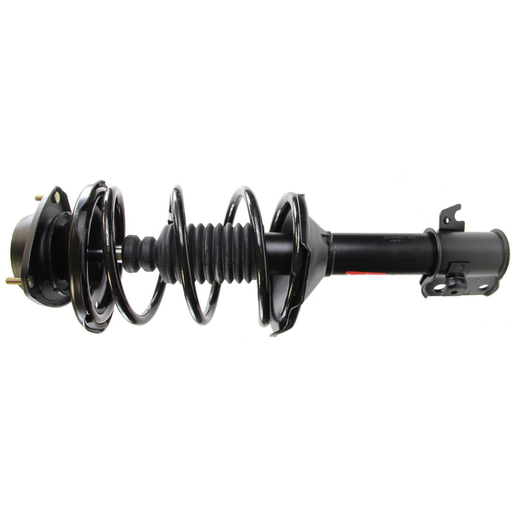 Angle View of Front Left Suspension Strut and Coil Spring Assembly MONROE 172243