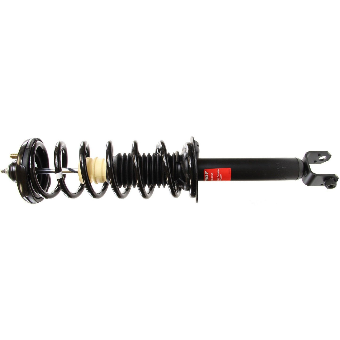 Angle View of Rear Left Suspension Strut and Coil Spring Assembly MONROE 172692L