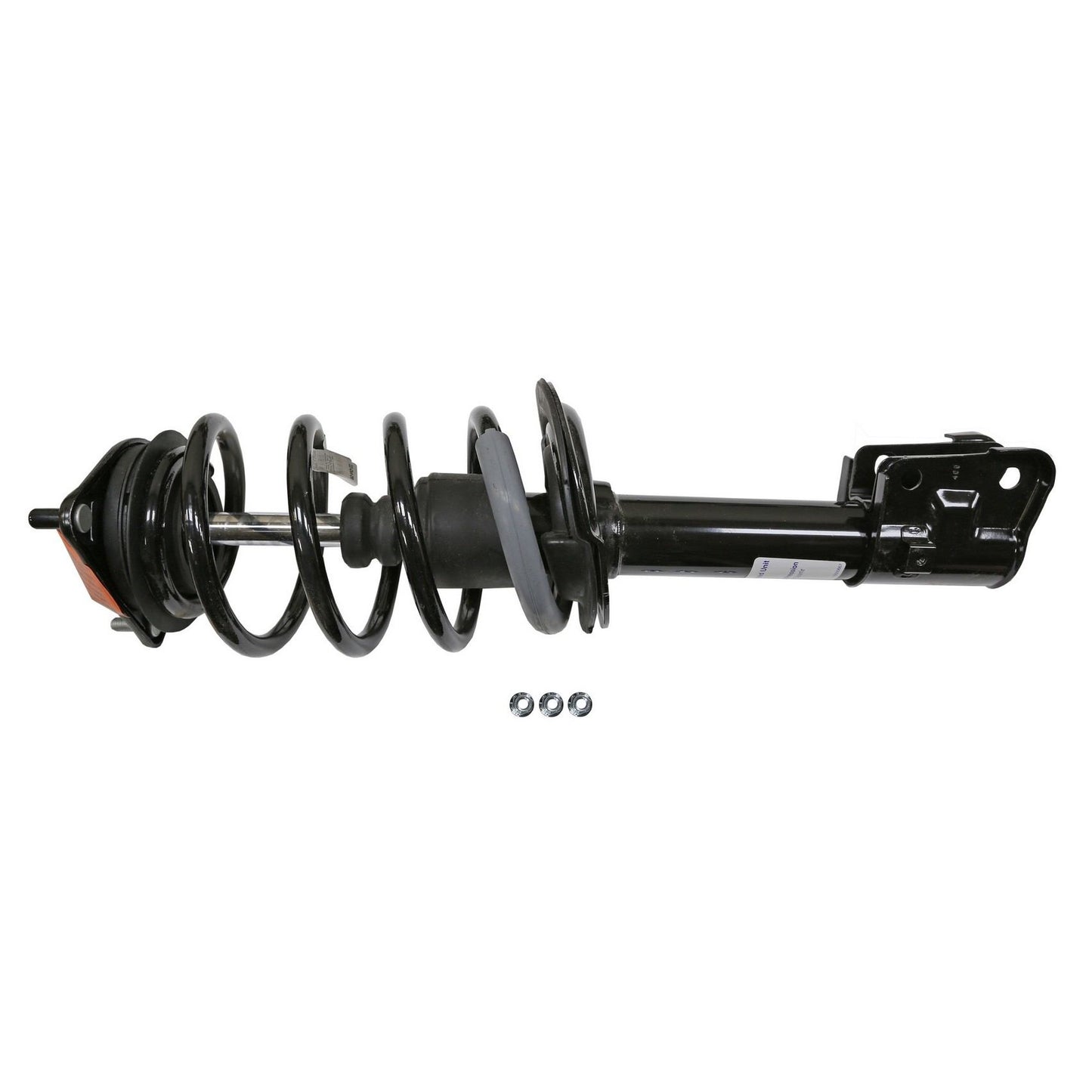 Angle View of Front Left Suspension Strut and Coil Spring Assembly MONROE 173043