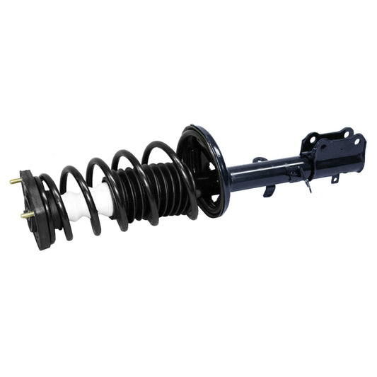 Front View of Rear Left Suspension Strut and Coil Spring Assembly MONROE 181954