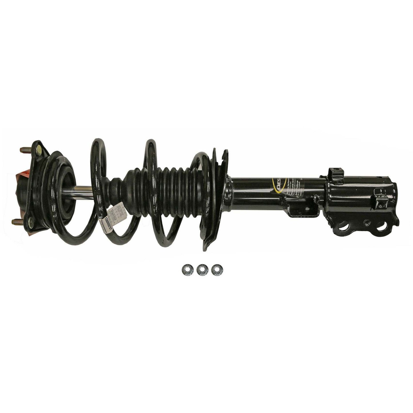 Top View of Front Right Suspension Strut and Coil Spring Assembly MONROE 182588