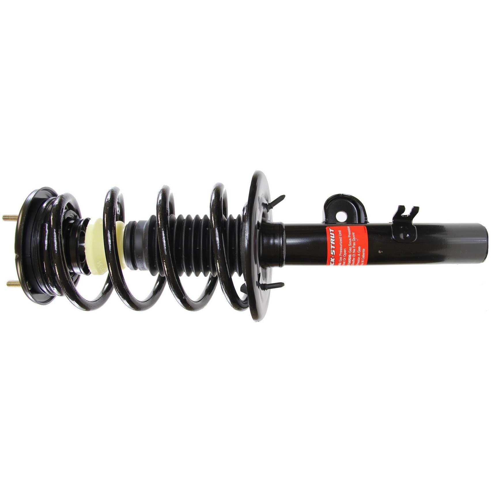 Angle View of Front Left Suspension Strut and Coil Spring Assembly MONROE 272534