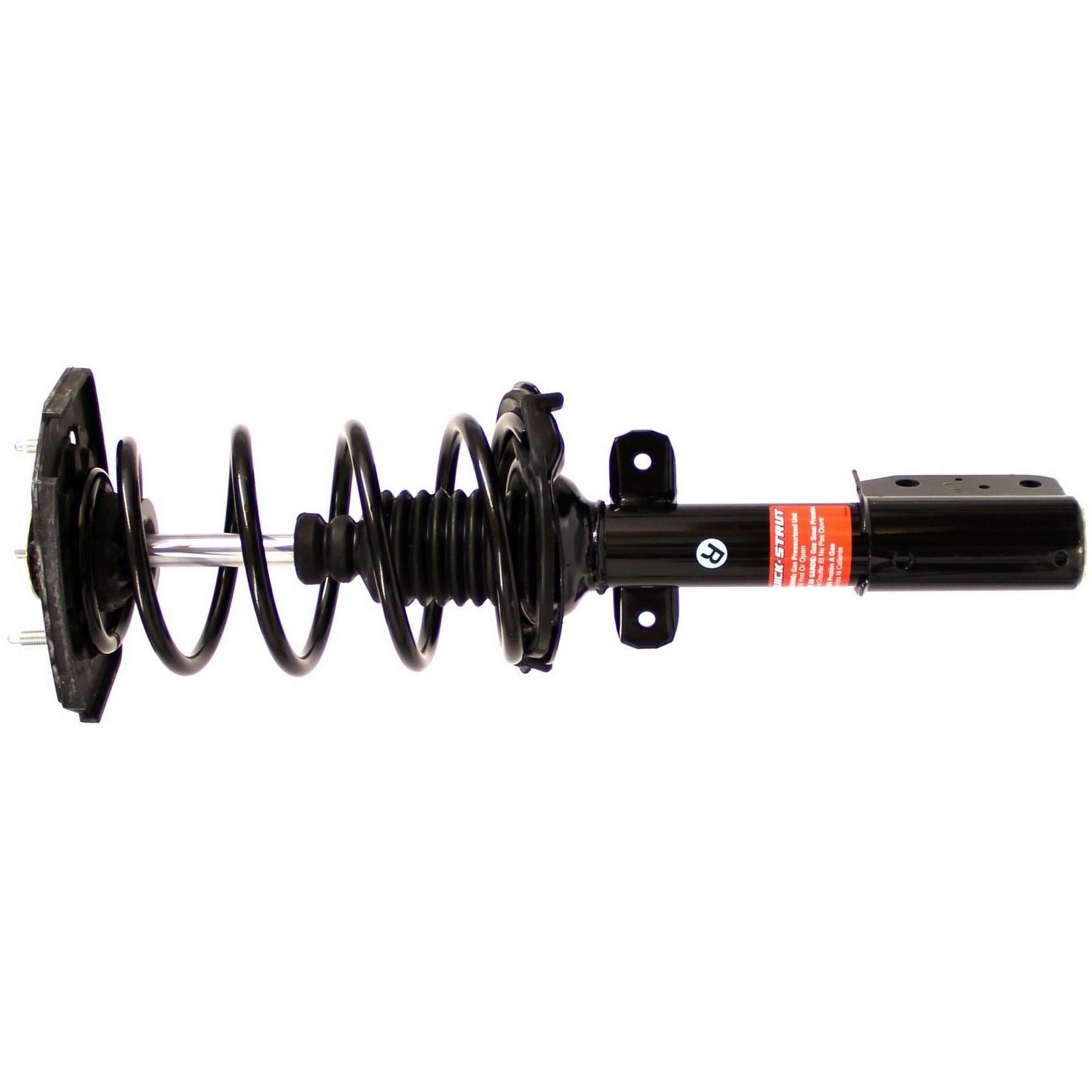 Front View of Rear Right Suspension Strut and Coil Spring Assembly MONROE 371662R