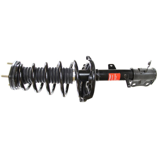 Angle View of Rear Right Suspension Strut and Coil Spring Assembly MONROE 372215