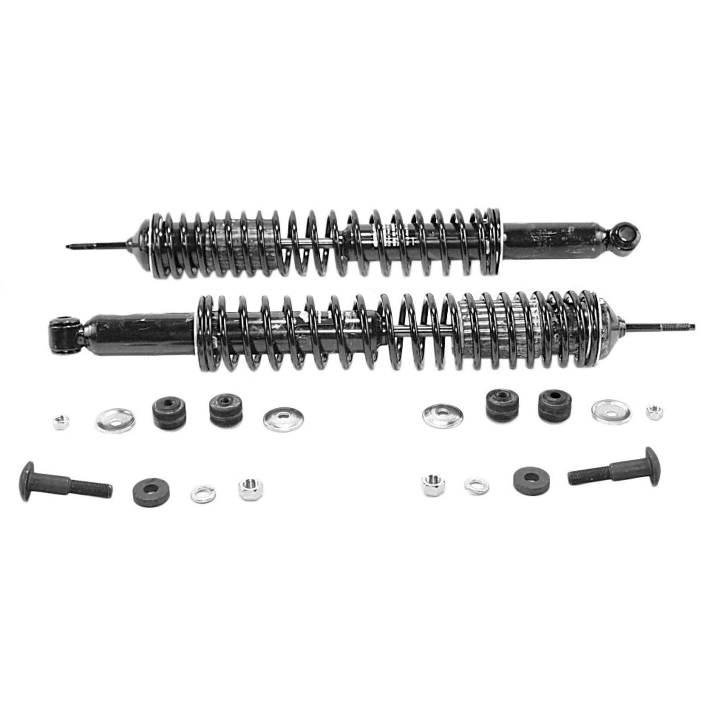 Front View of Rear Shock Absorber and Coil Spring Assembly MONROE 58510