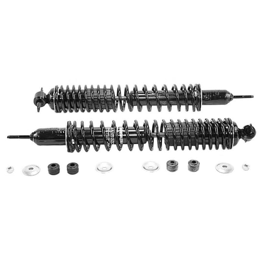 Front View of Rear Shock Absorber and Coil Spring Assembly MONROE 58551