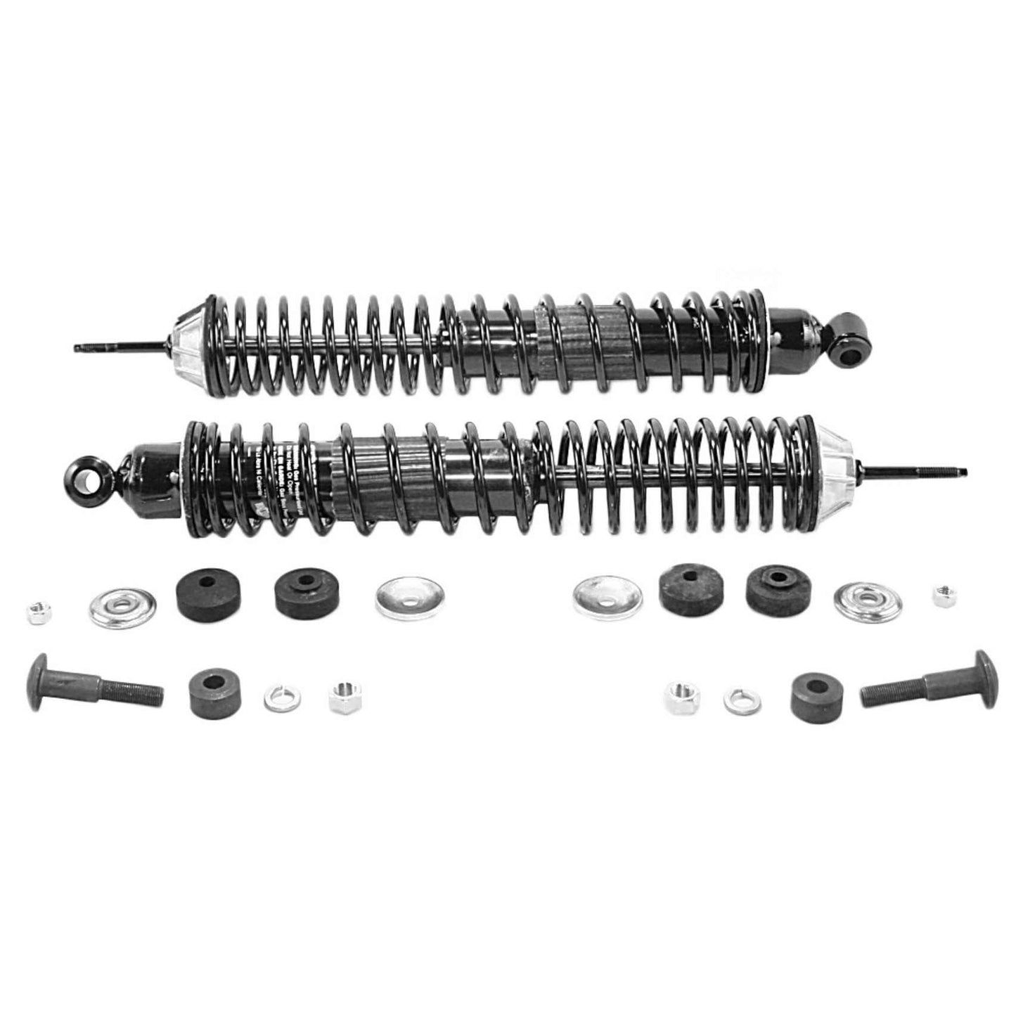 Front View of Rear Shock Absorber and Coil Spring Assembly MONROE 58568