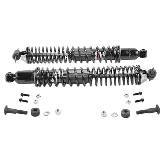 Front View of Rear Shock Absorber and Coil Spring Assembly MONROE 58574