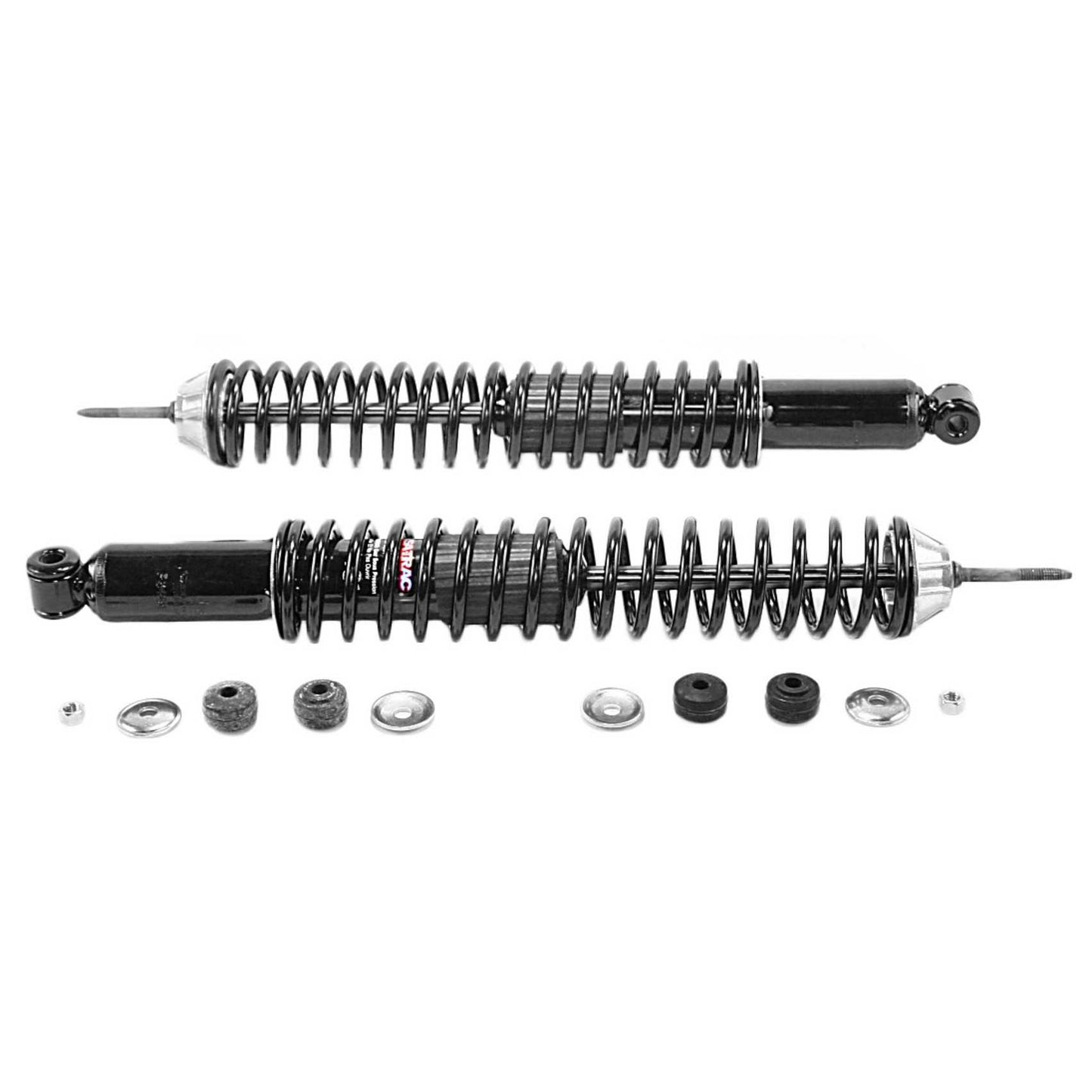 Front View of Rear Shock Absorber and Coil Spring Assembly MONROE 58625