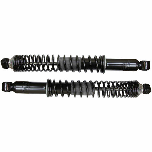 Front View of Rear Shock Absorber and Coil Spring Assembly MONROE 58651