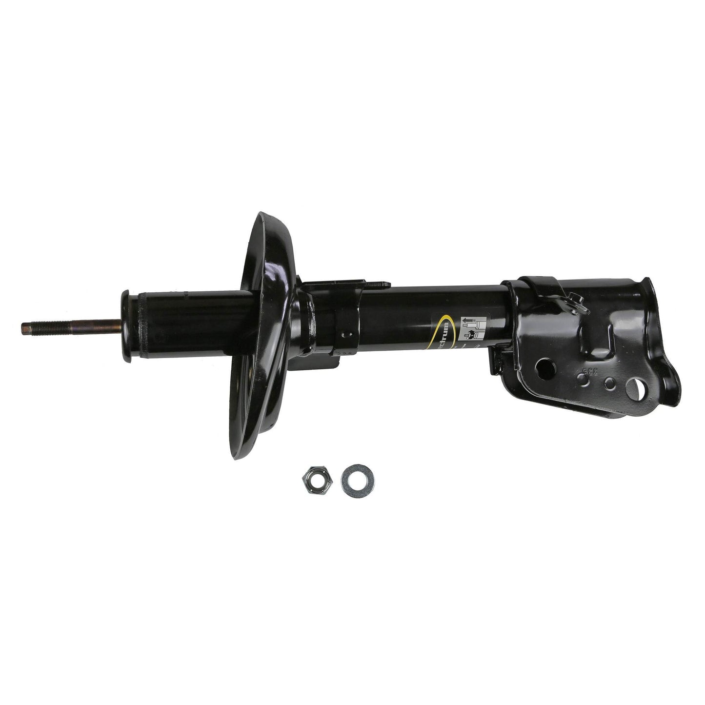 Top View of Front Right Suspension Strut MONROE 72433