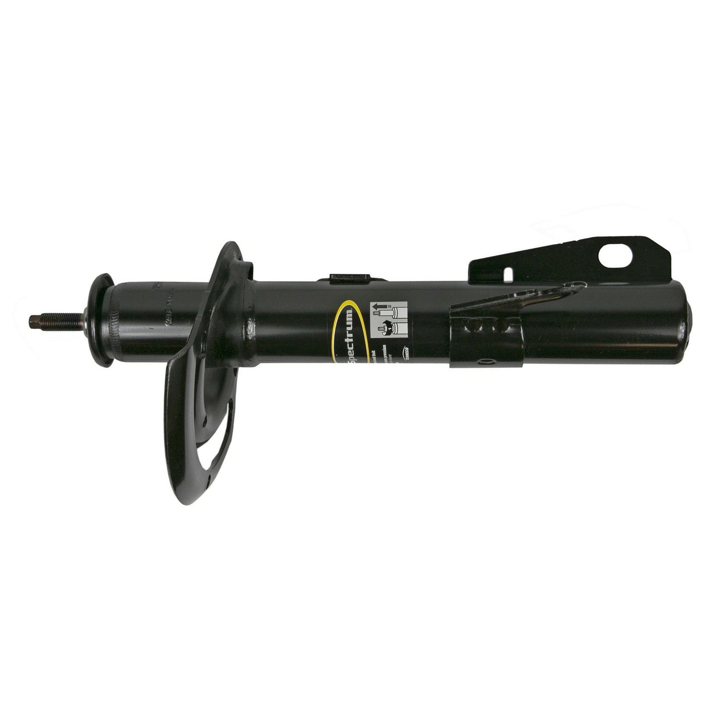 Top View of Front Right Suspension Strut MONROE 72930