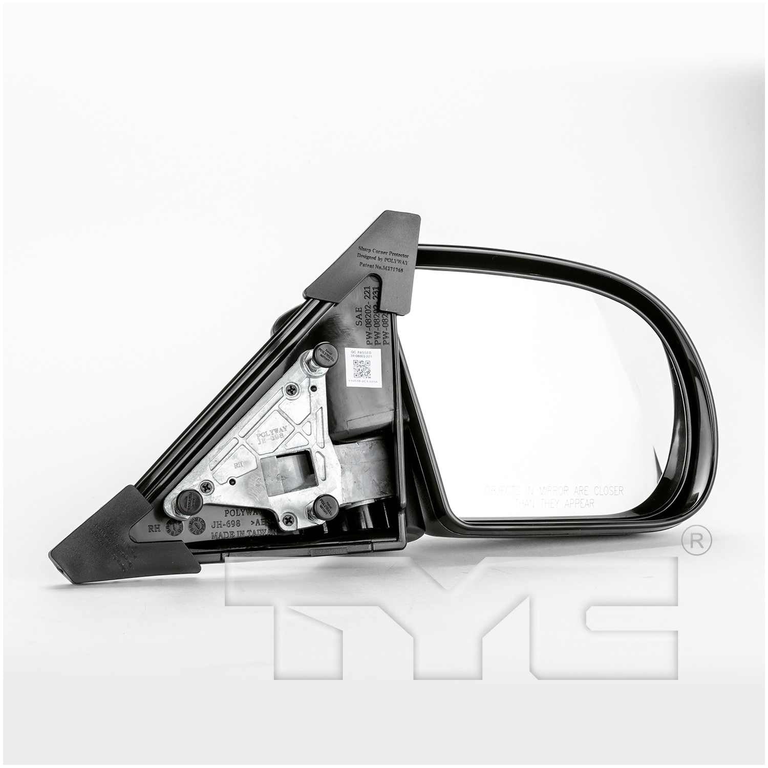 Back View of Right Door Mirror TYC 1000211