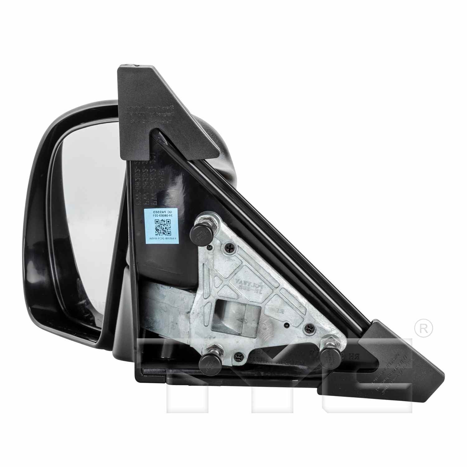 Angle View of Left Door Mirror TYC 1000212