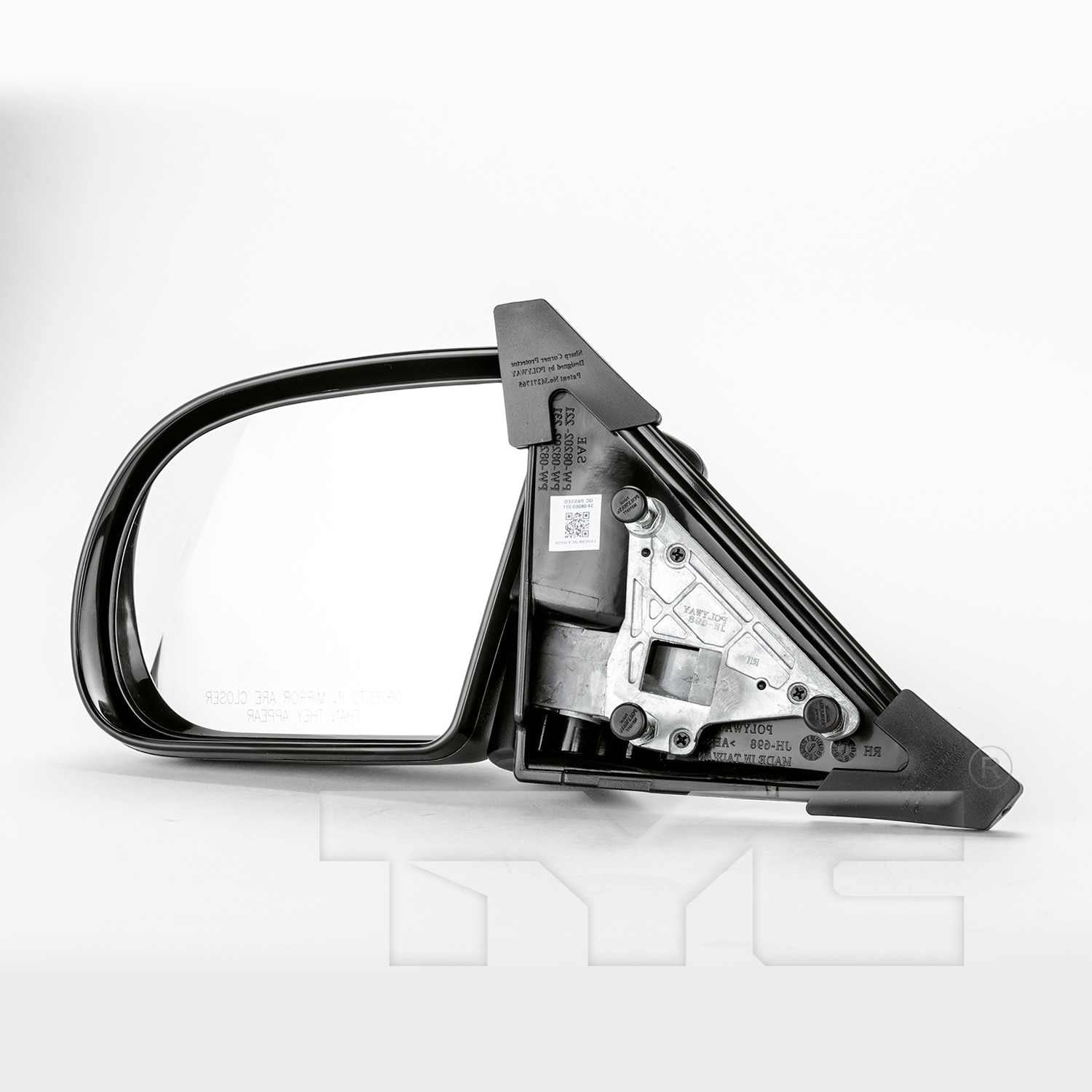 Back View of Left Door Mirror TYC 1000212