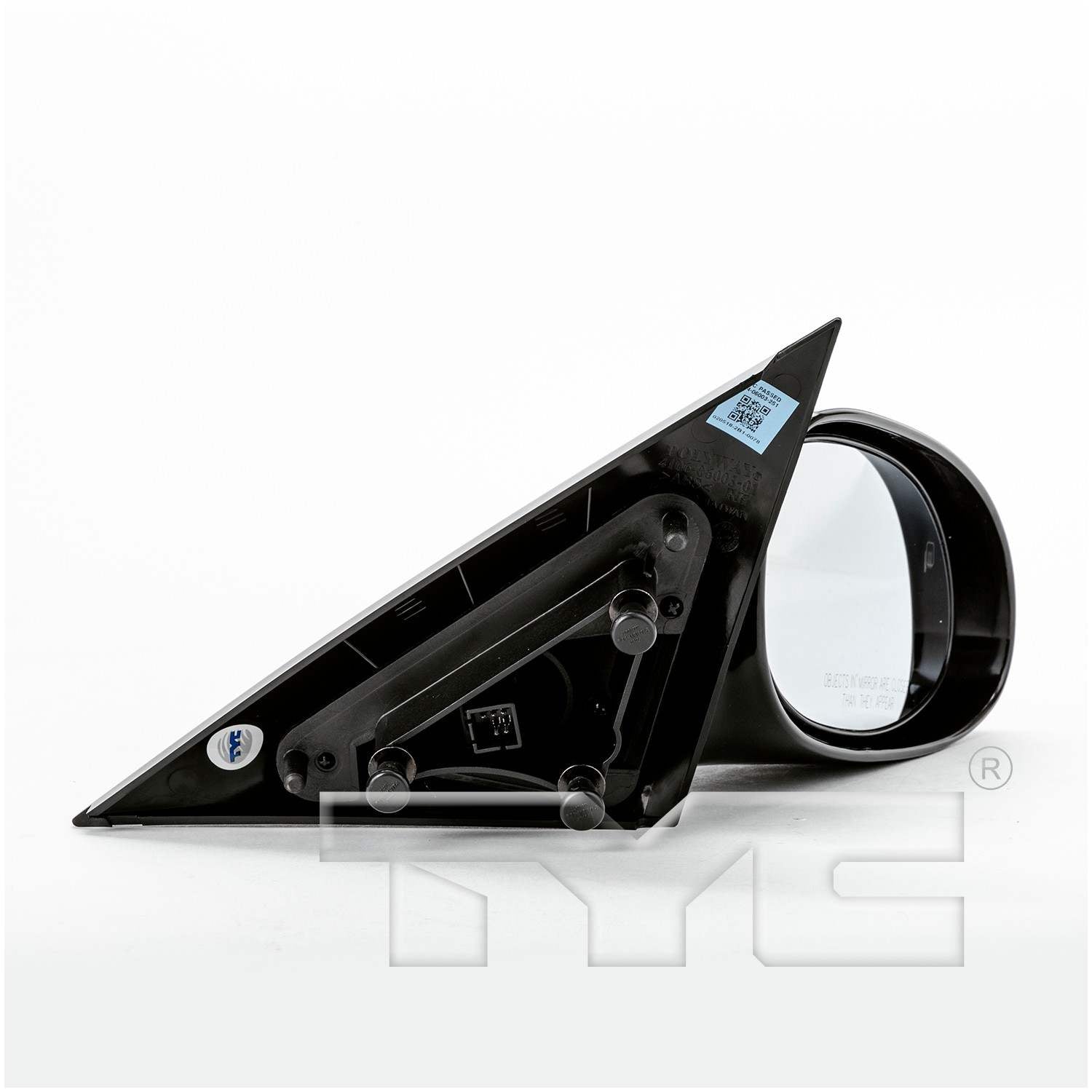 Angle View of Right Door Mirror TYC 1050041