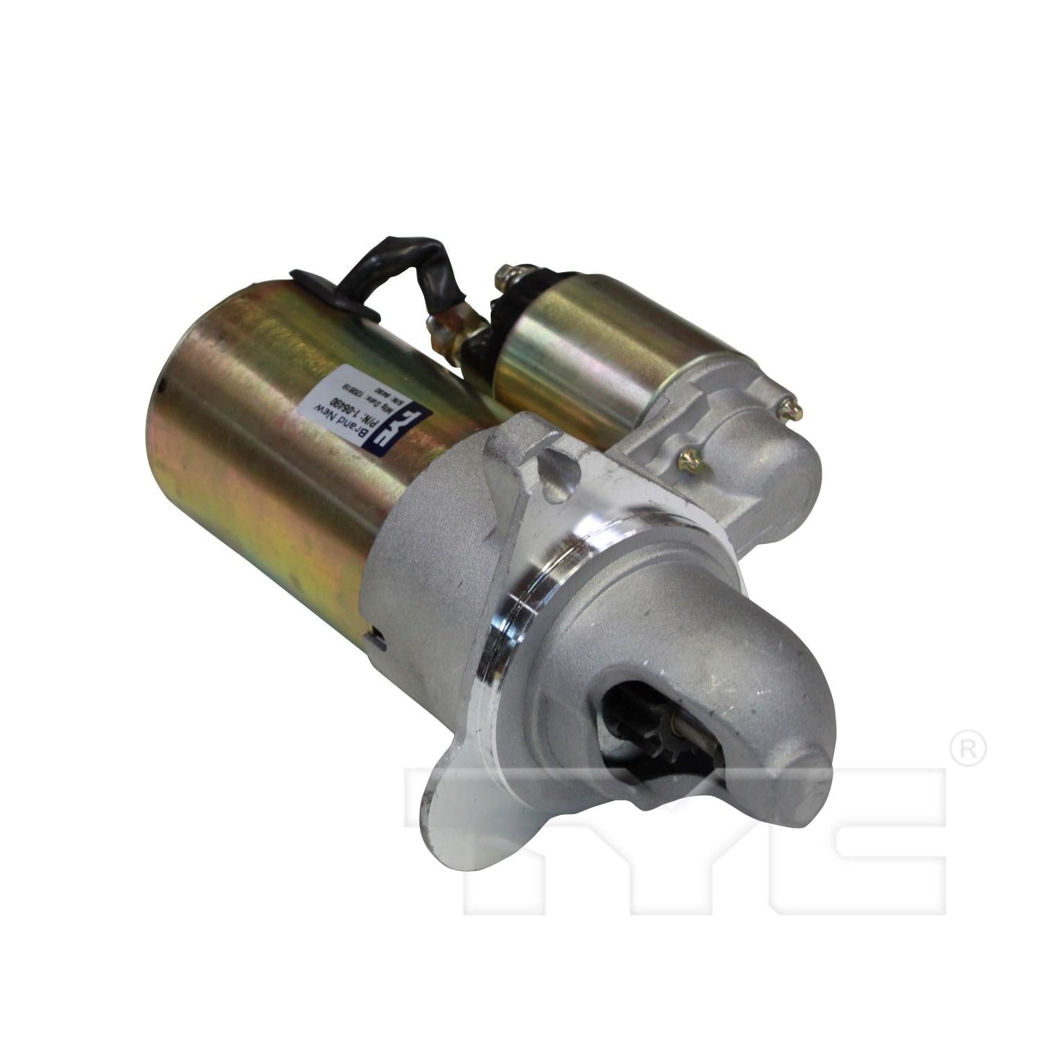 Back View of Starter Motor TYC 1-06490