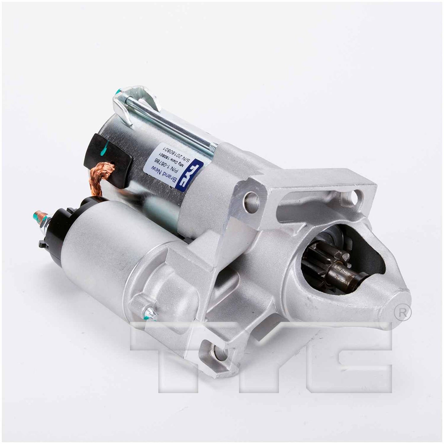 Front View of Starter Motor TYC 1-06786