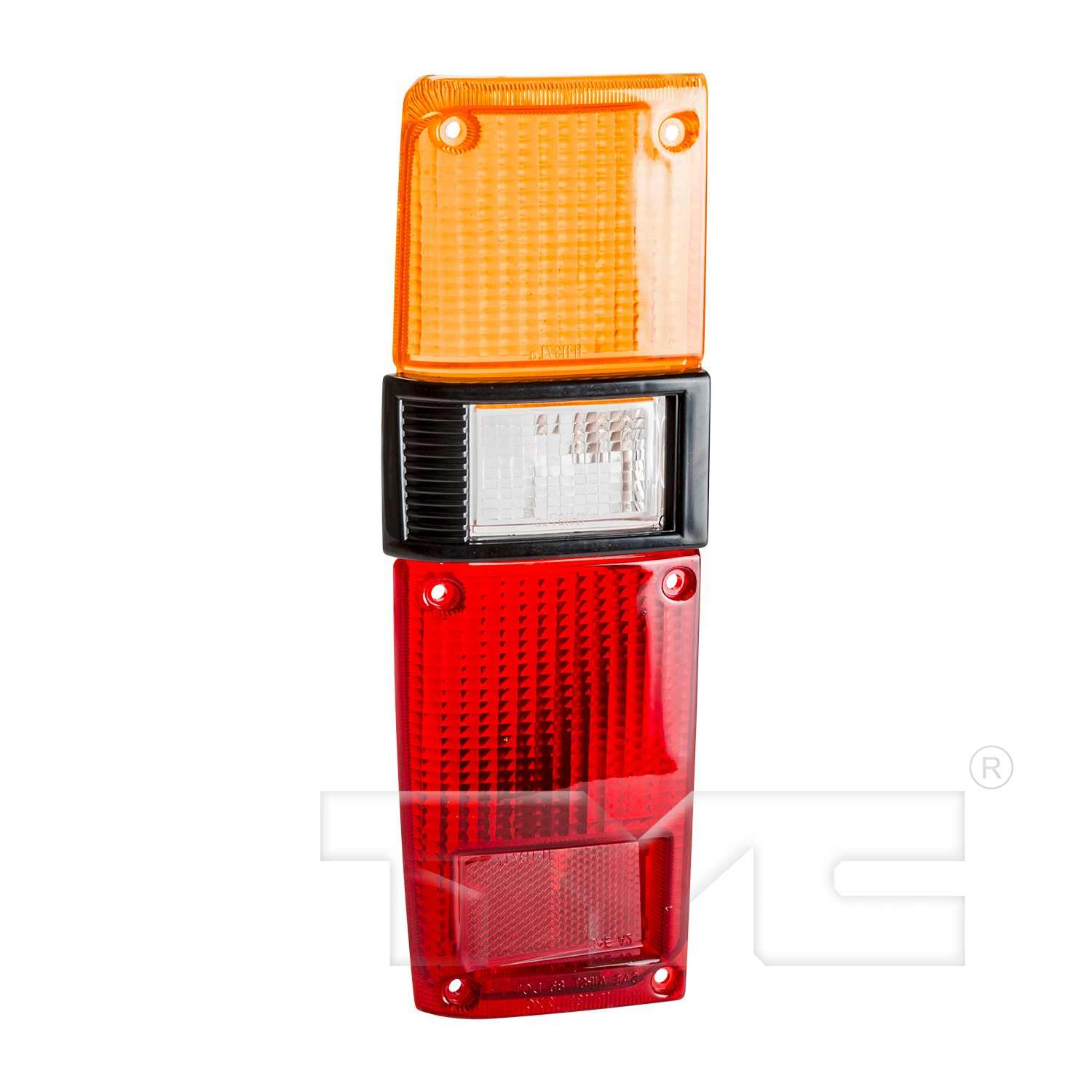 Front View of Left Tail Light Lens TYC 11-1138-02