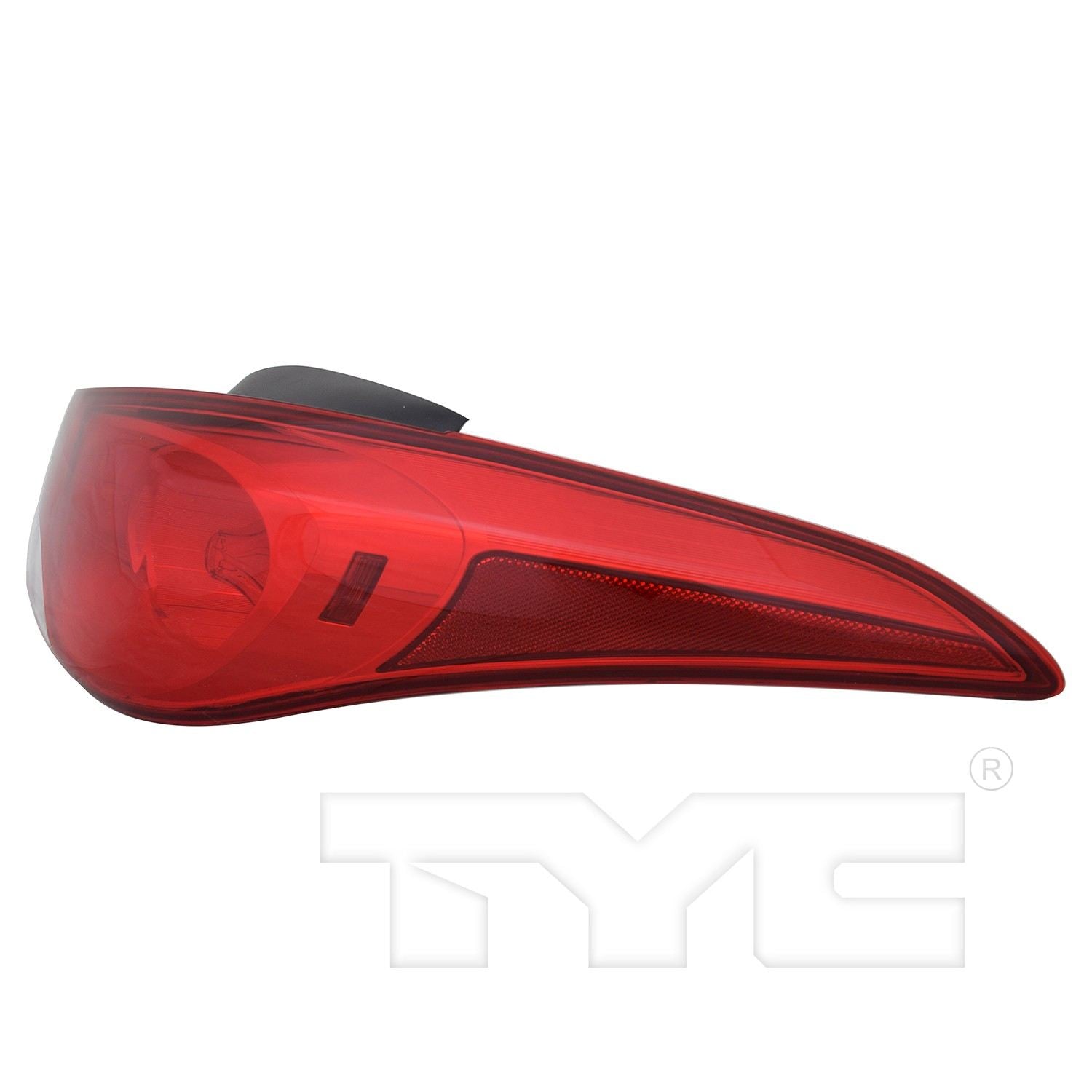 Angle View of Right Tail Light Assembly TYC 11-11831-00-9