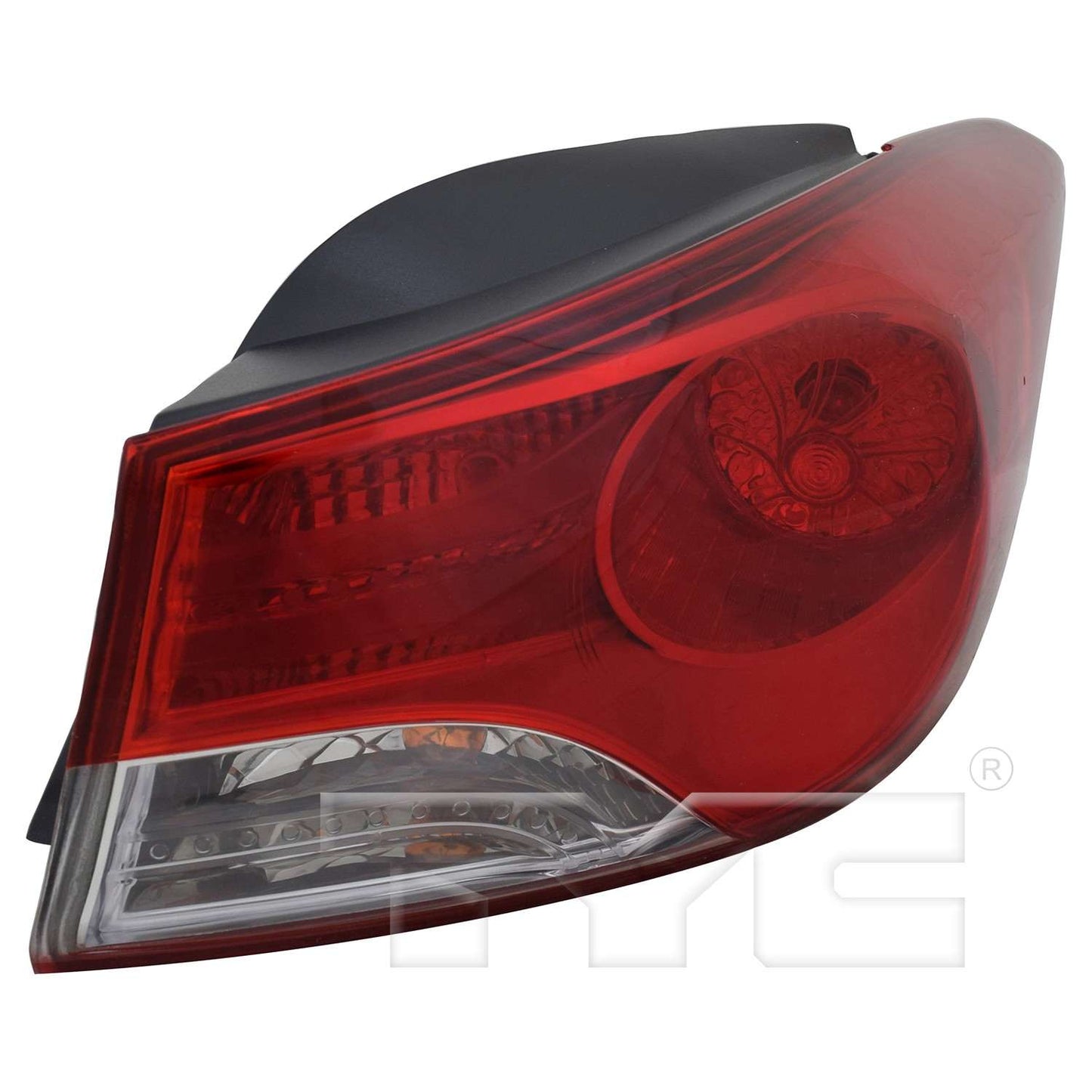 Side View of Right Tail Light Assembly TYC 11-11831-00-9