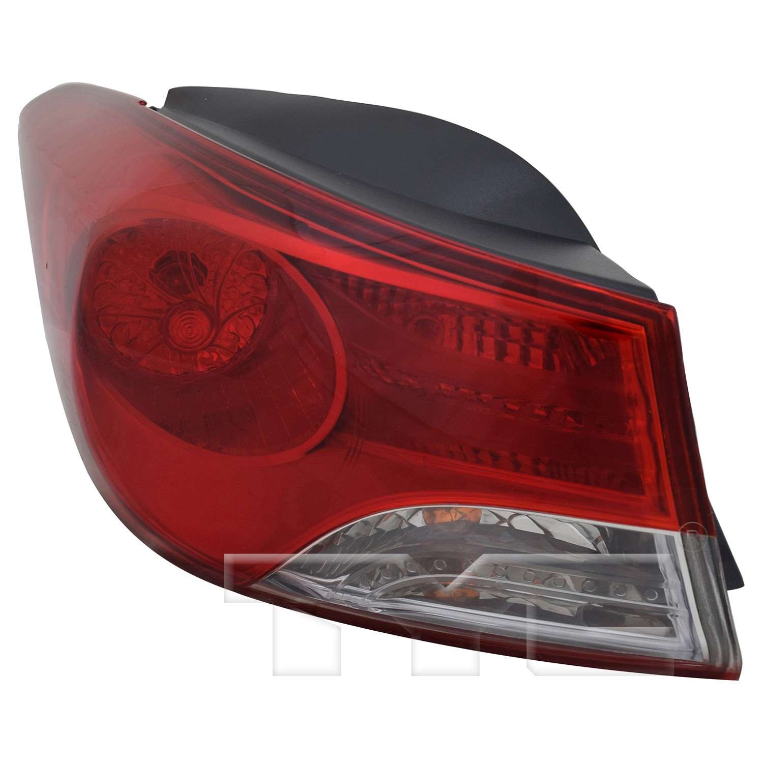 Side View of Left Tail Light Assembly TYC 11-11832-00-9