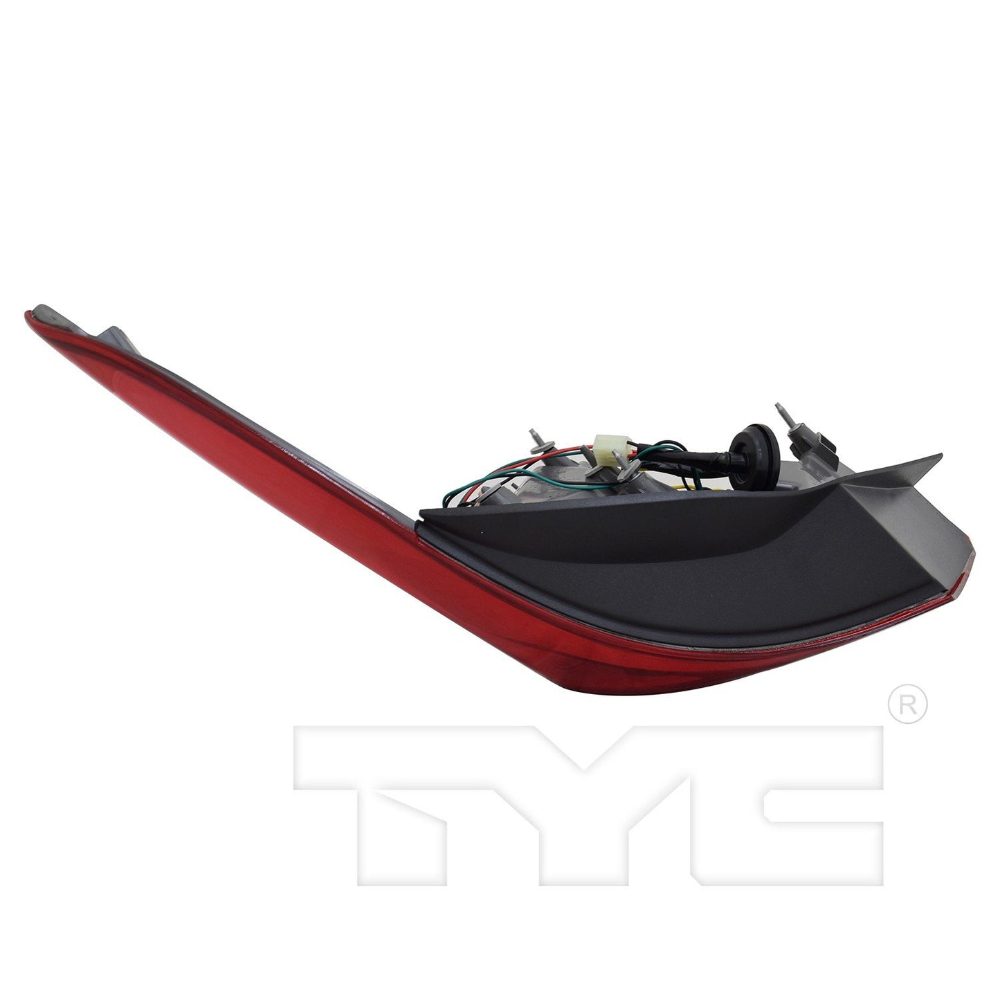 Top View of Left Tail Light Assembly TYC 11-11832-00-9