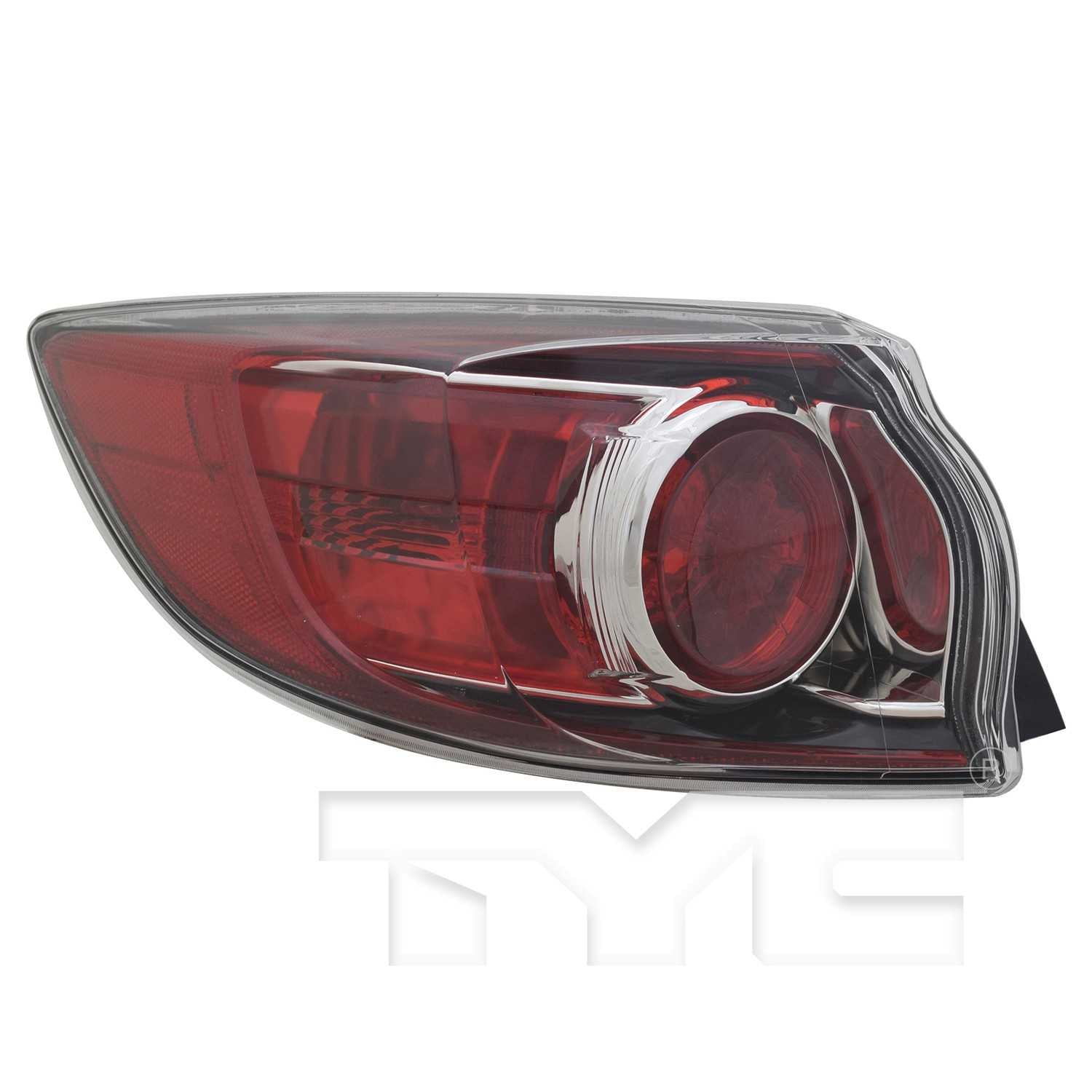 Front View of Tail Light TYC 11-11970-00