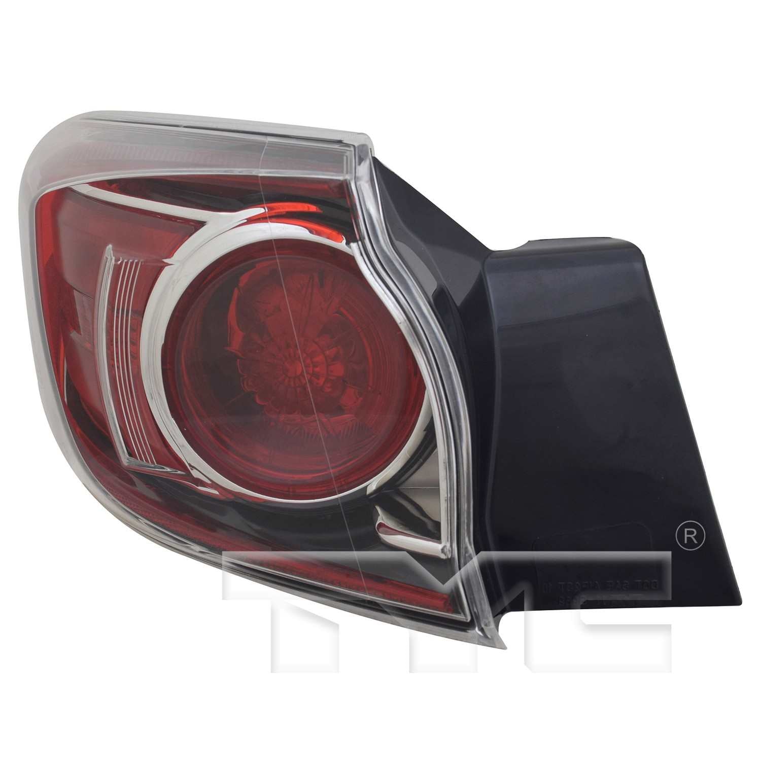 Side View of Tail Light TYC 11-11970-00