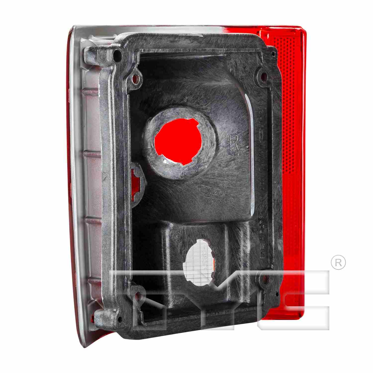 Back View of Right Tail Light Assembly TYC 11-1282-01