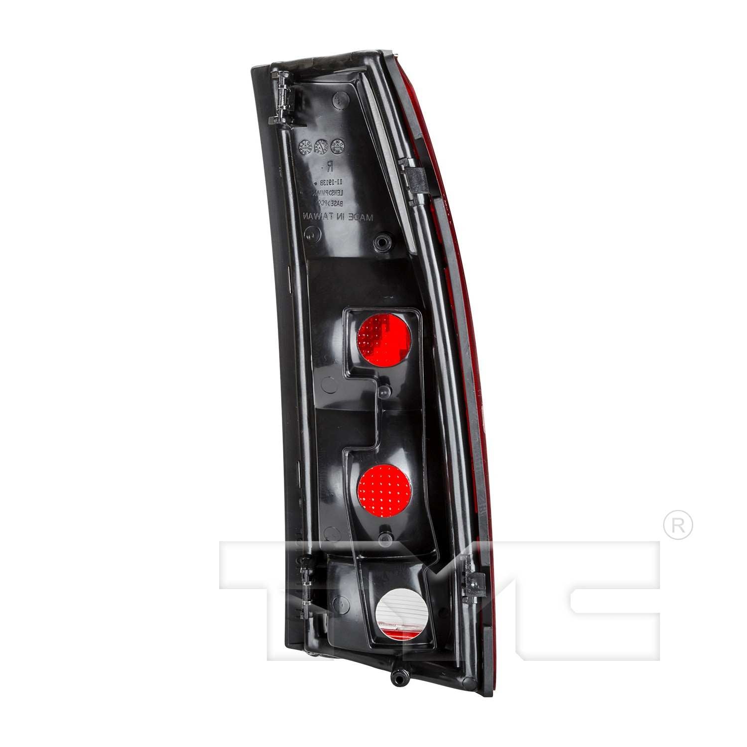 Back View of Left Tail Light Assembly TYC 11-1914-01